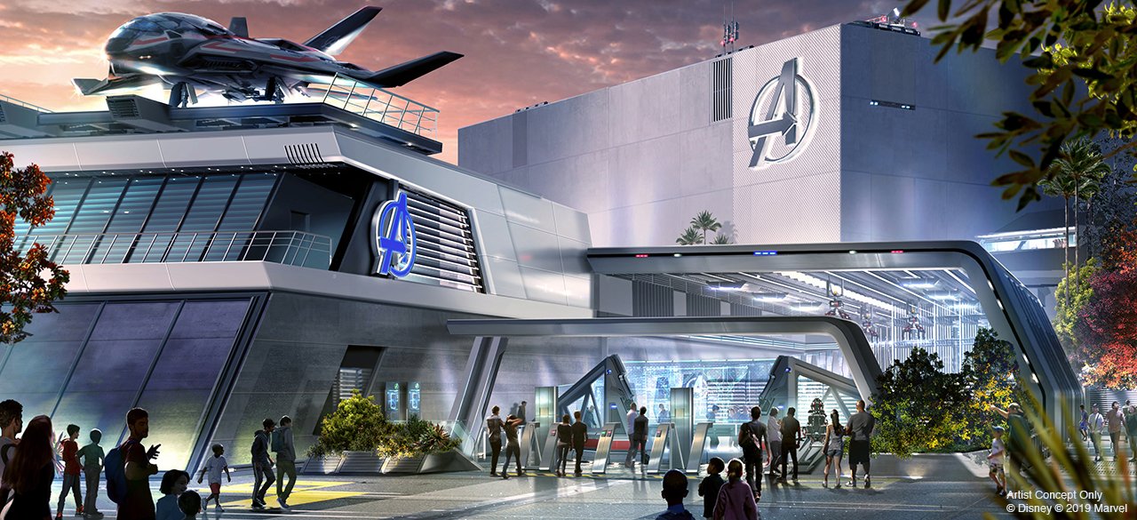 Esta es una de las imágenes con las que Disney anunció que los Avengers estarán presentes en tres de sus parques. (Foto Prensa Libre: AFP)