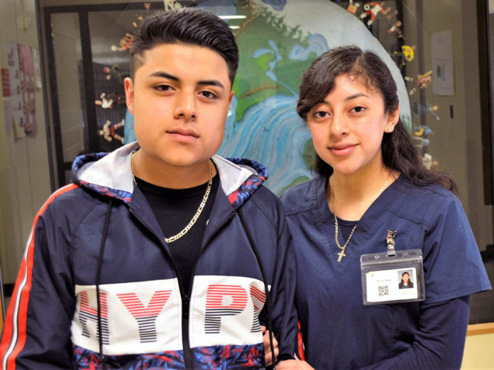 Yustin y Anyelin Vasquez Lopez. (Foto Prensa Libre: https://www.schoolnewsnetwork.org)