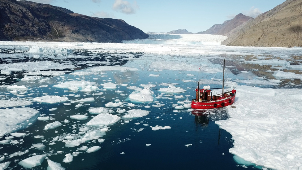 En los últimos años se han perdido cientos de miles de millones de toneladas de hielo en Groenlandia.