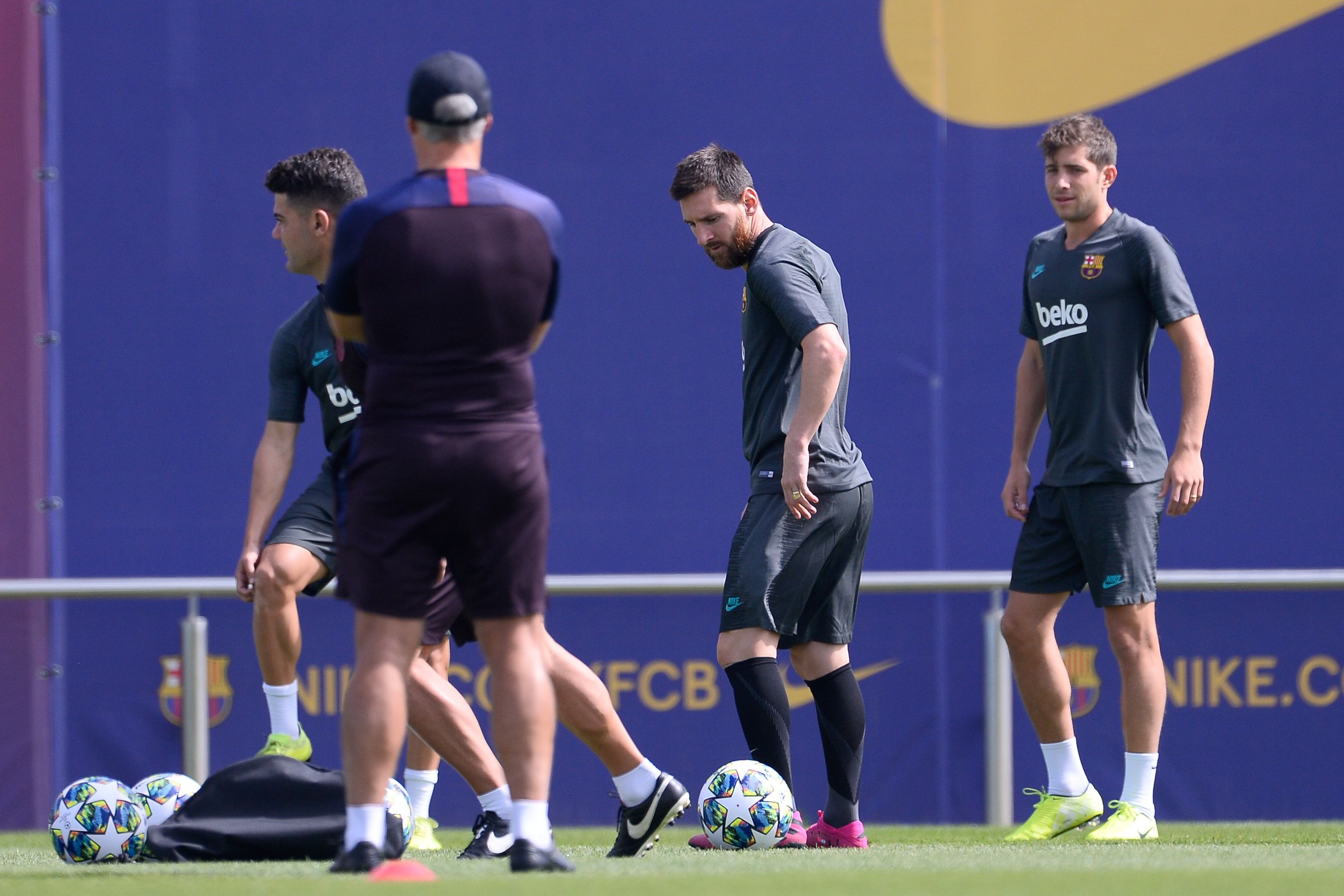 Lionel Messi podría ser opción para jugar la Champions contra el Borussia. (Foto Prensa Libre: AFP)