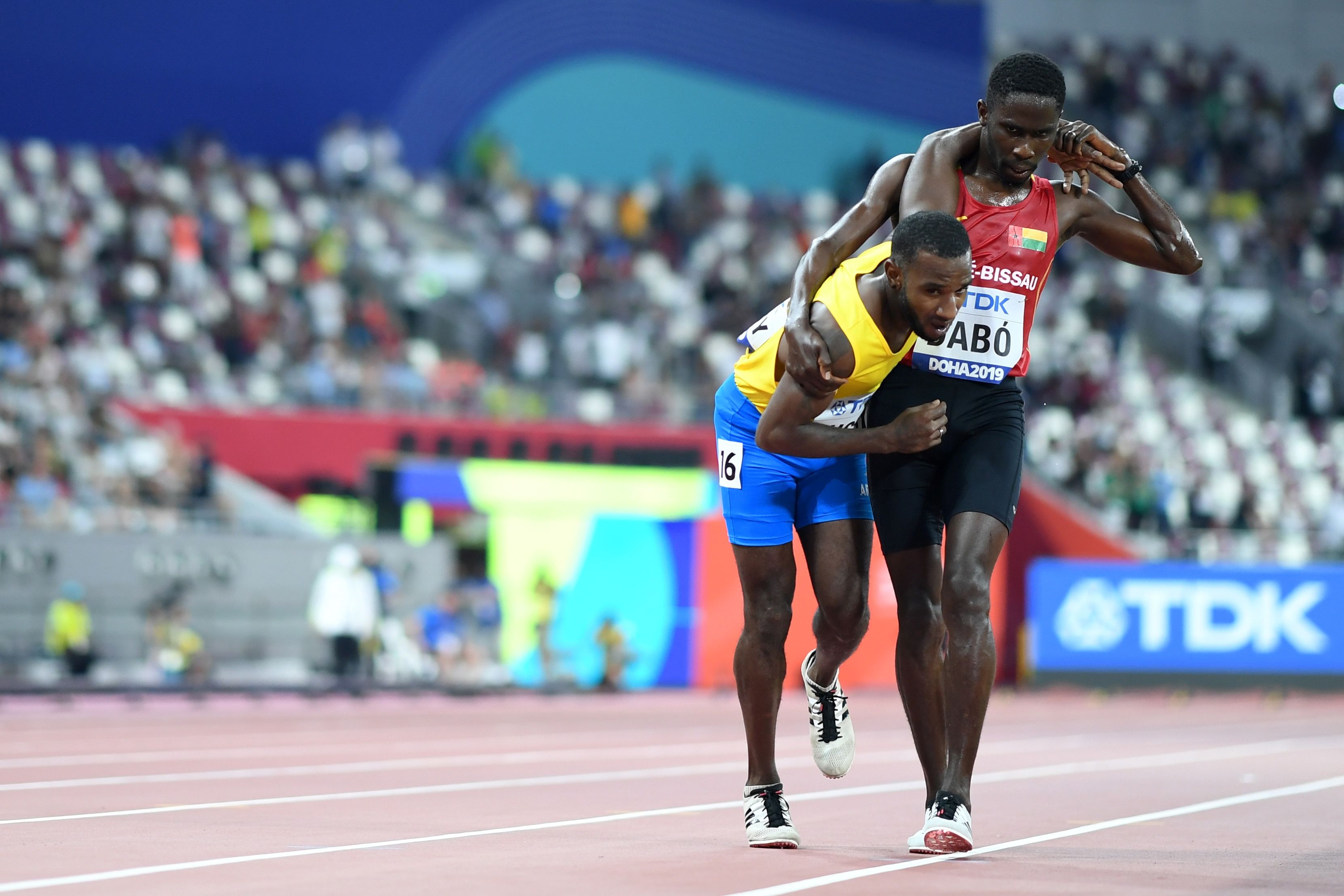 Esta es una de las imágenes destacadas del Mundial de Doha. (Foto Prensa Libre: AFP)