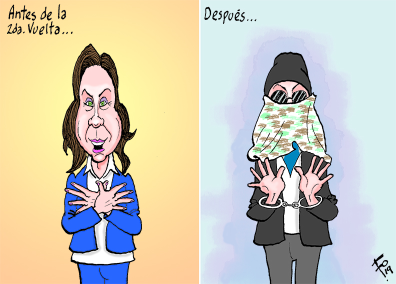 Personaje: Sandra Torres.