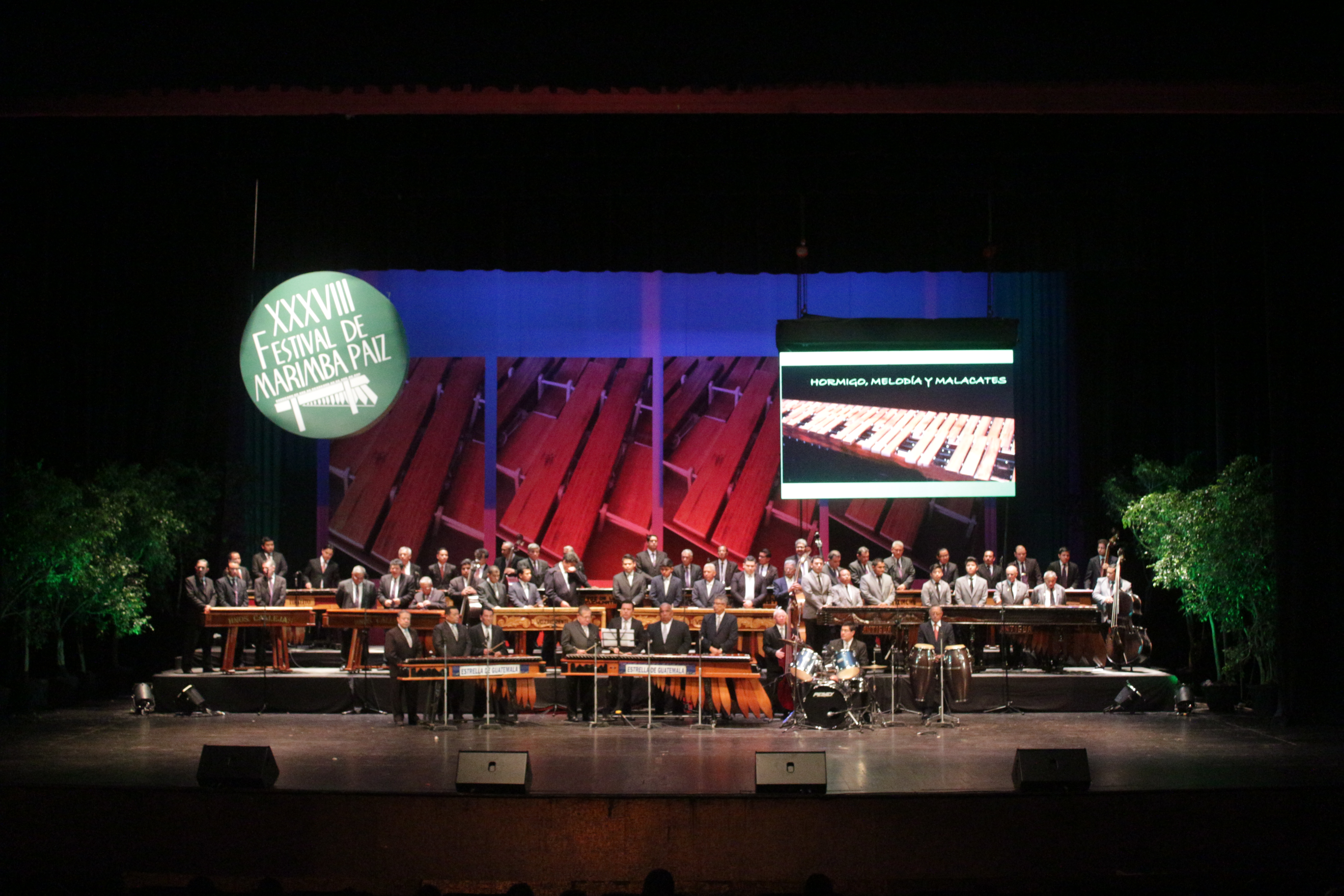 El Festival de Marimba Paiz se celebra cada año a finales de septiembre y tiene como propósito difundir el instrumento nacional y los talentos del país. (Foto Prensa Libre: Fundación Paiz).