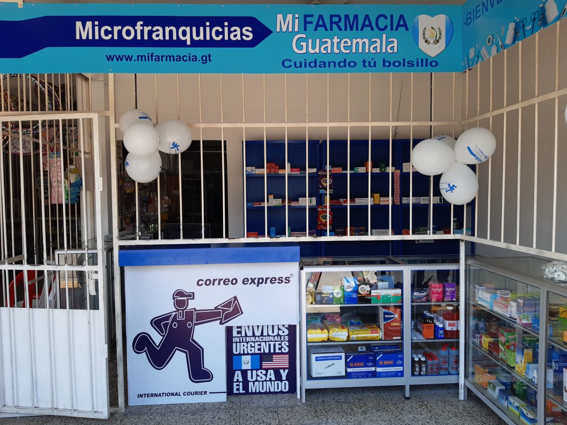 La microfranquicia Mi Farmacia Guatemala fue creada en el 2019 y consta de la unión de varios negocios. (Foto Prensa Libre: cortesía Franquicia Mi Farmacia Guatemala)