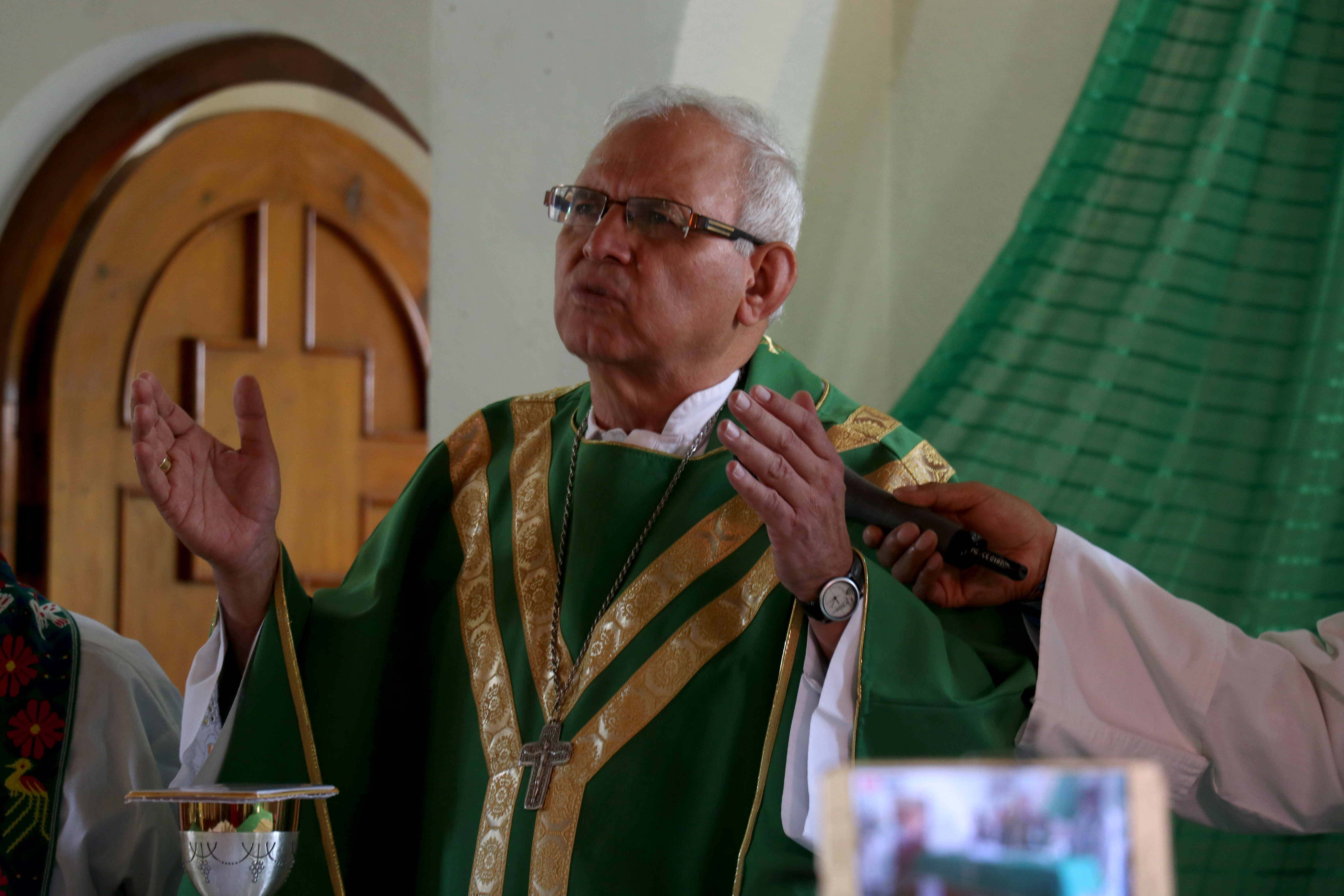 El obispo de Huehuetenango, Álvaro Ramazzini Imeri, fue nombrado cardenal por el papa Francisco. (Foto Prensa Libre: Mike Castillo)