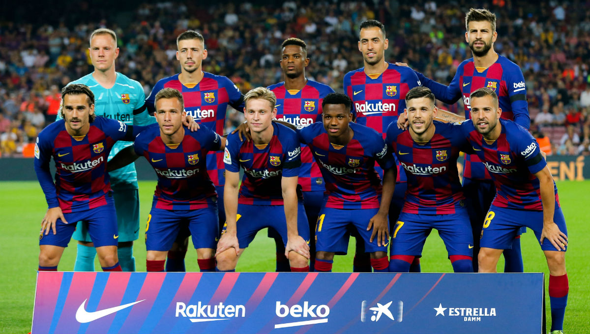 El FC Barcelona busca un nuevo título en la liga de futbol español. (Foto Prensa Libre: AFP)