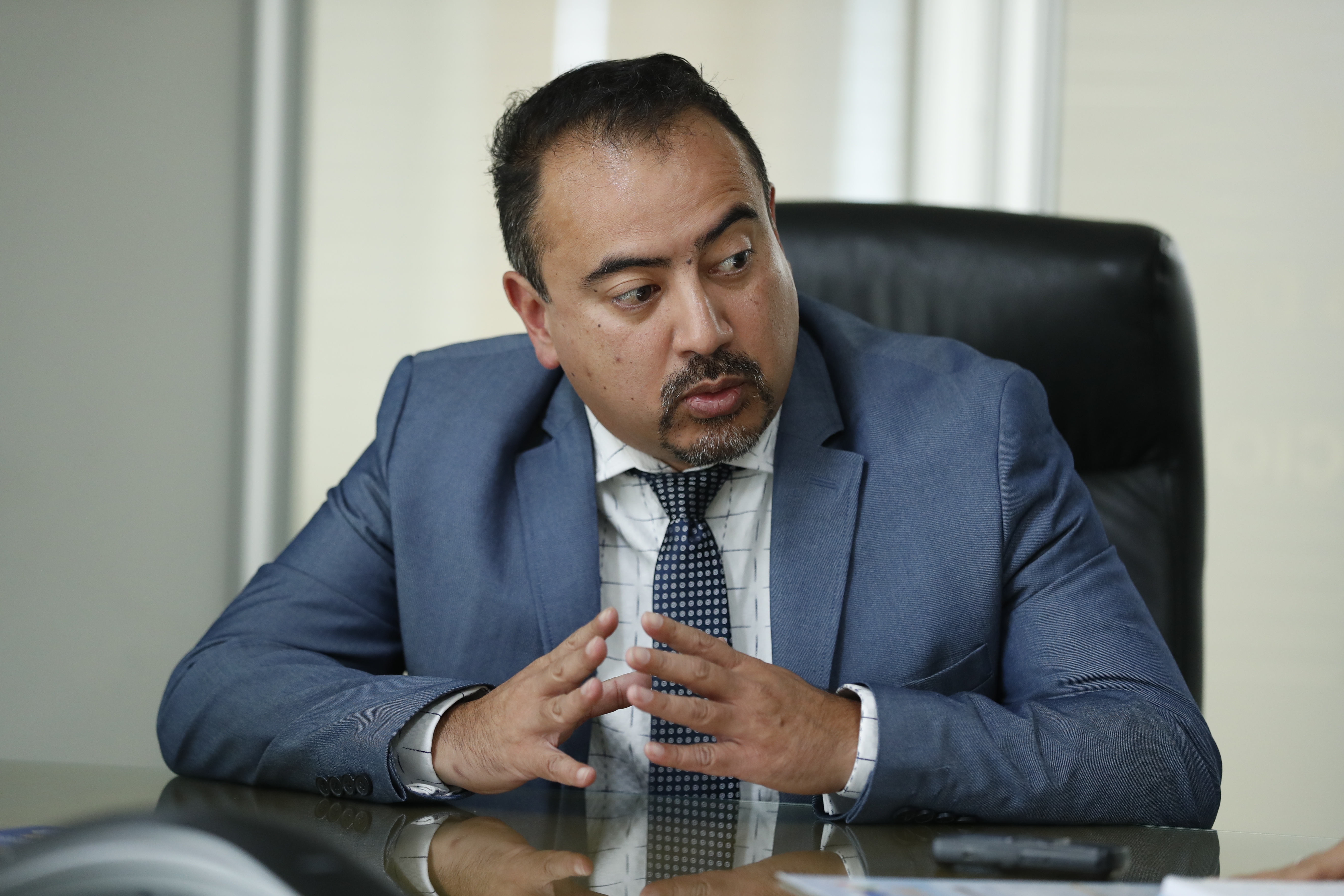 El médico Marvin Omar Delgado, quien es parte del equipo de MD Anderson Cancer Center de Houston, Texas, Estados Unidos, habla de la importancia del diagnóstico temprano de cáncer. (Foto Prensa Libre: Esbin García)






 Fotografa Esbin Garca 16-09-2019