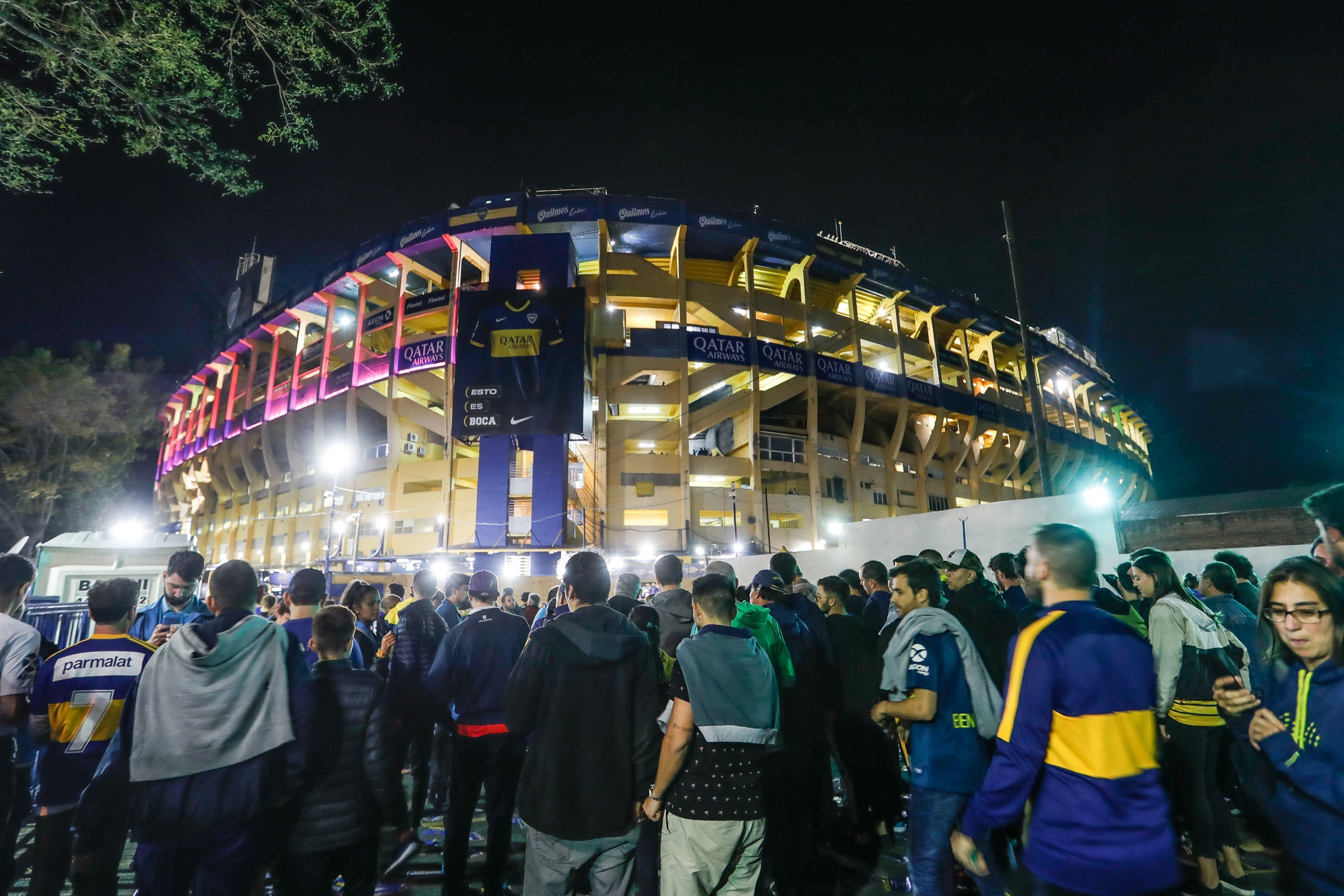 La Bombonera es el escenario para el partido de vuelta. (Foto Prensa Libre: EFE)