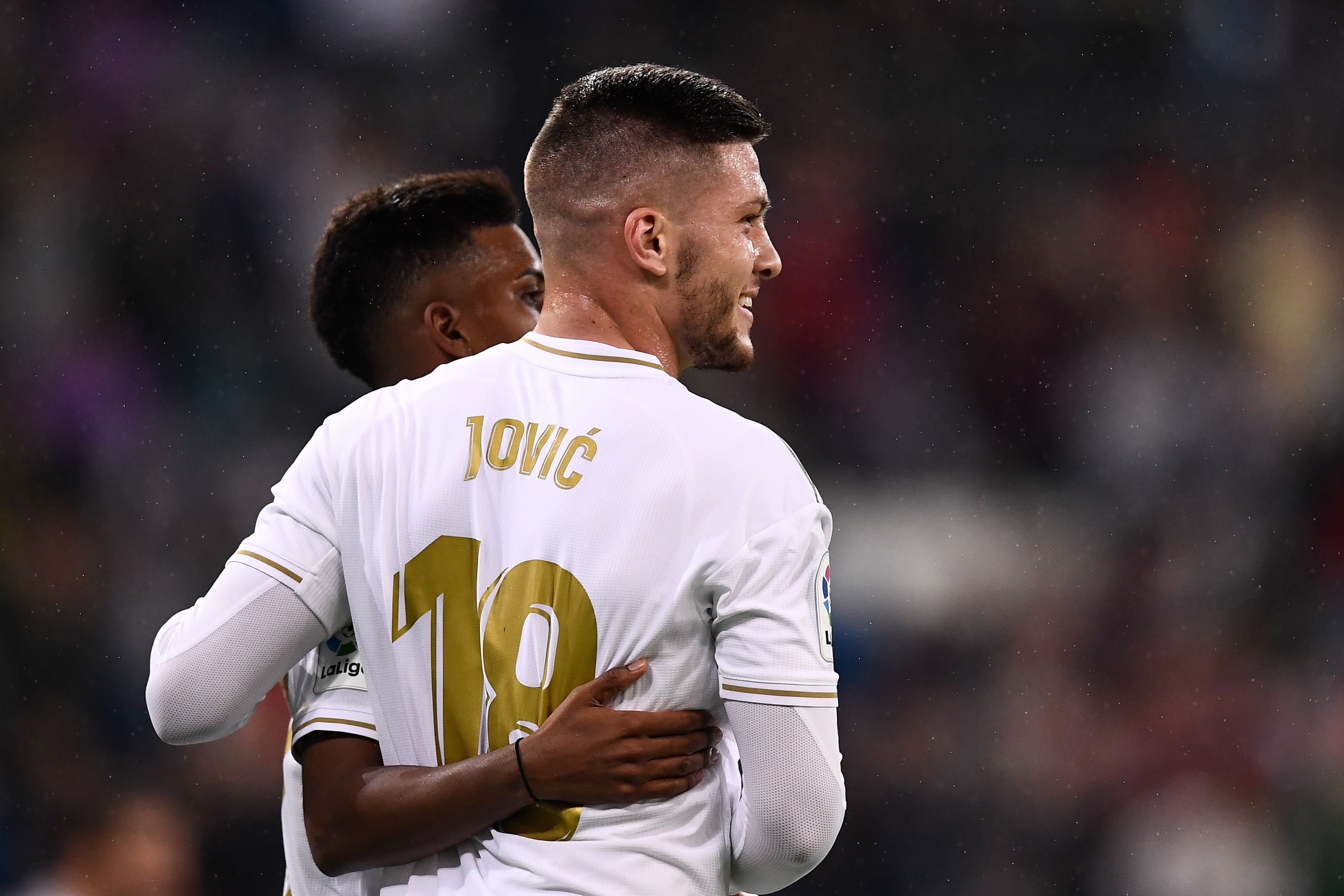 El serbio Luka Jovic marcó su primer gol con el Real Madrid miércoles frente al Leganés. (Foto Prensa Libre: AFP).