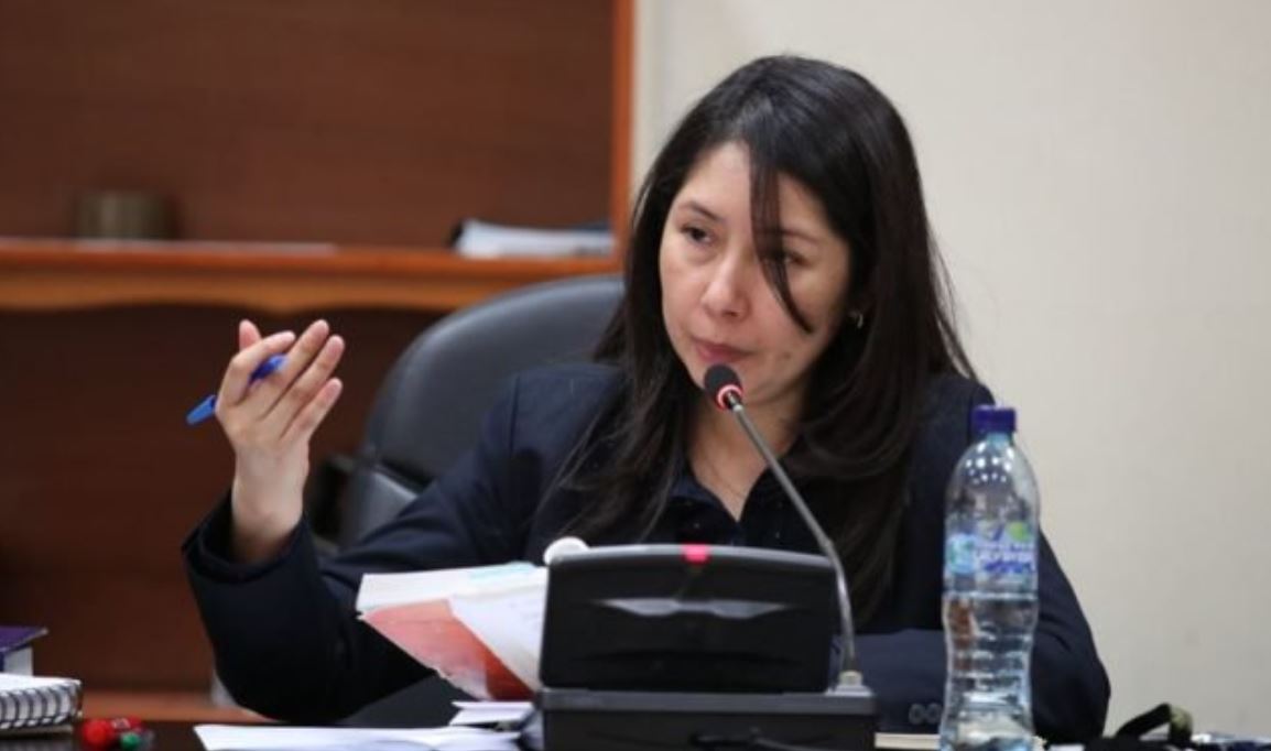 La jueza Erika Aifán ordenó la libertad al  exviceministro William Edgardo Sandoval Pinto. (Foto Prensa Libre: Hemeroteca)