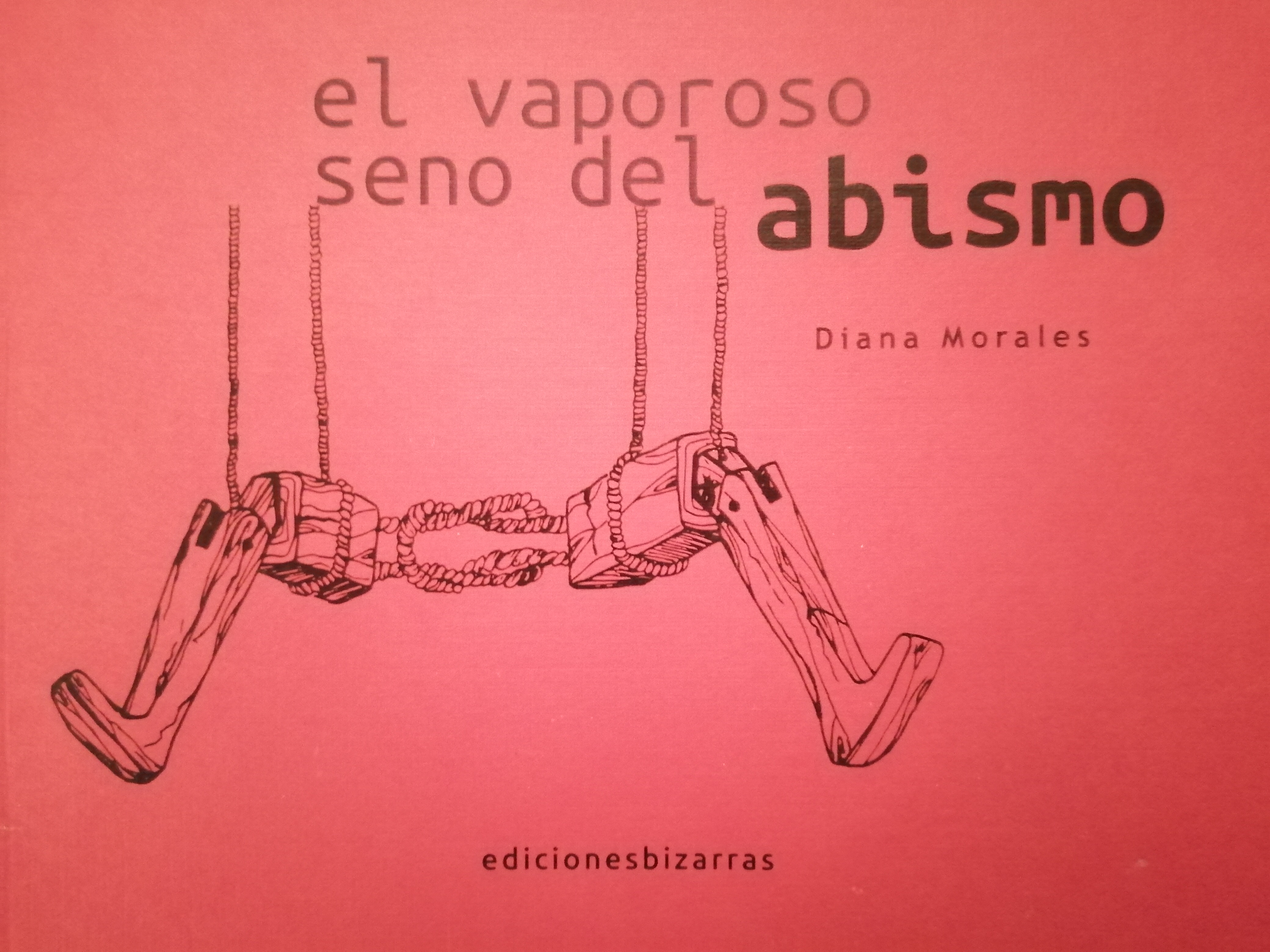 Portada del libro 'El vaporoso seno del abismo'. (Foto Prensa Libre: Cortesía Diana Morales).