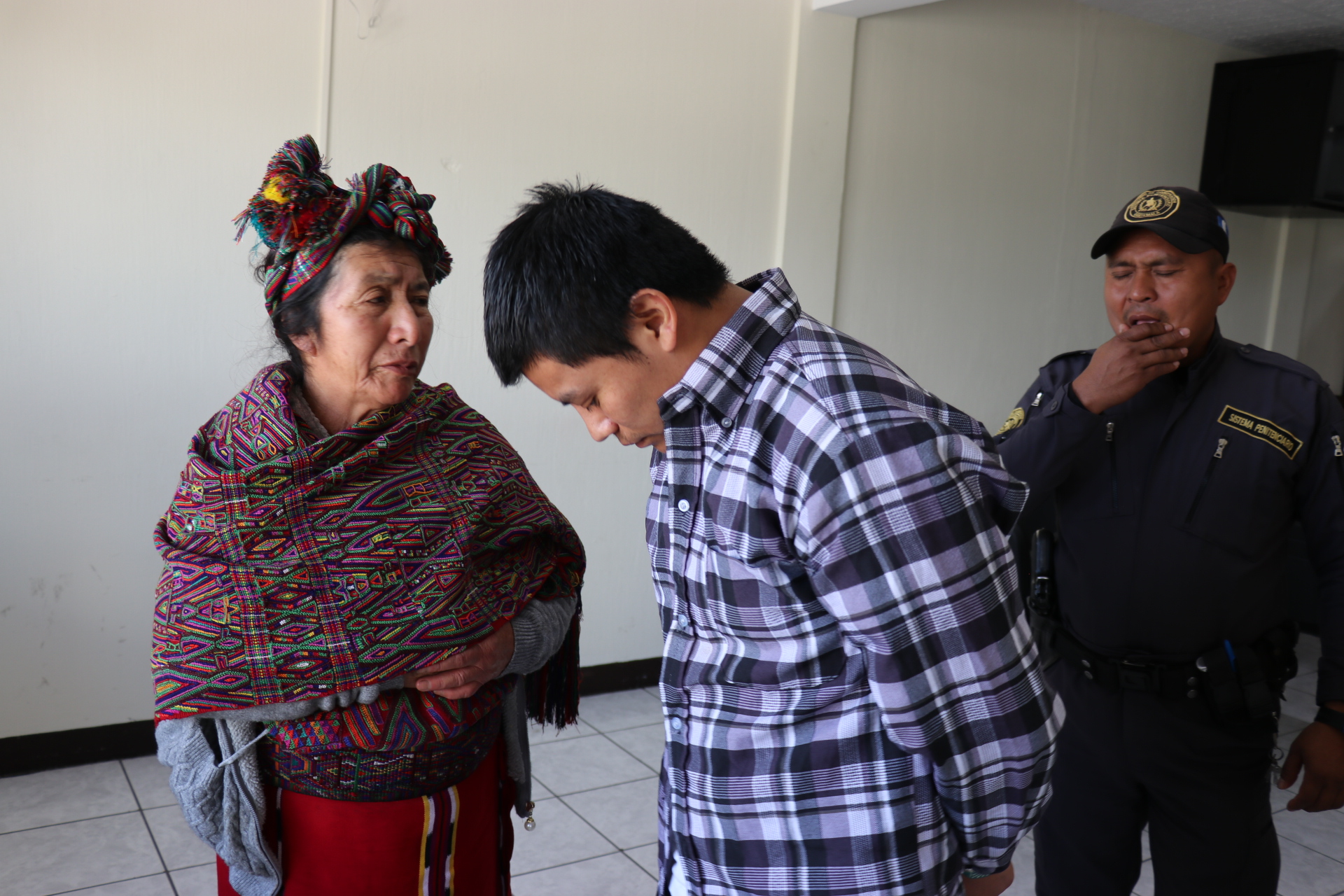 Chel Ceto intentó  argumentar que sufre problemas mentales para tener una menor condena, pero no tuvo éxito. (Foto Prensa Libre: Héctor Cordero)