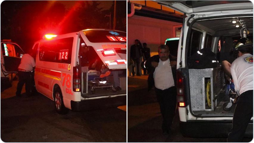 Los cuerpos de socorro debieron atender varios hechos de violencia. (Foto Prensa Libre: Bomberos Voluntarios)