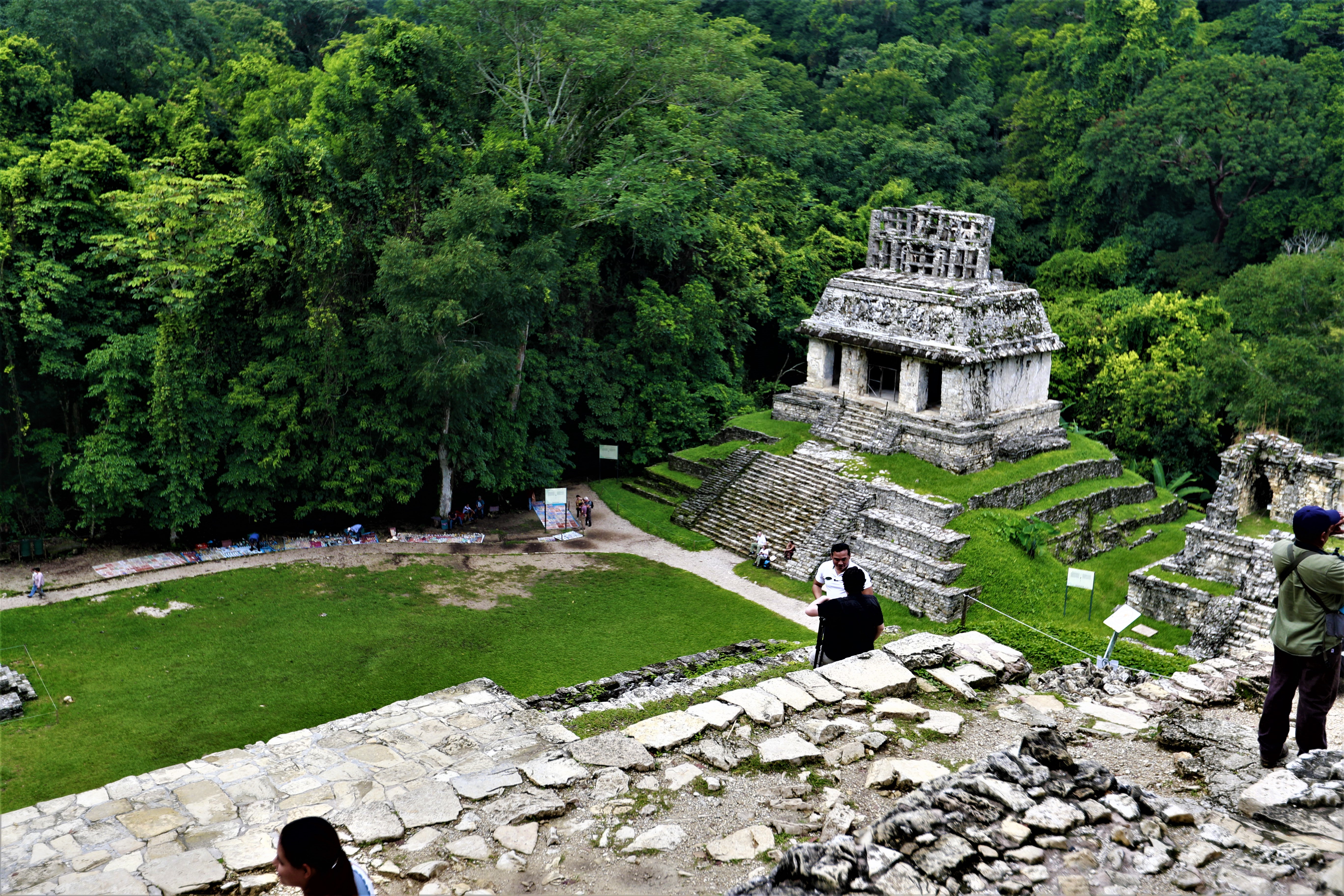 El sitio arqueológico de Palenque, en Chiapas, México, es parte del proyecto “Explorando el mundo de los mayas” , de Google y el Museo Británico. (Foto Prensa Libre, Pablo Juárez Andrino)