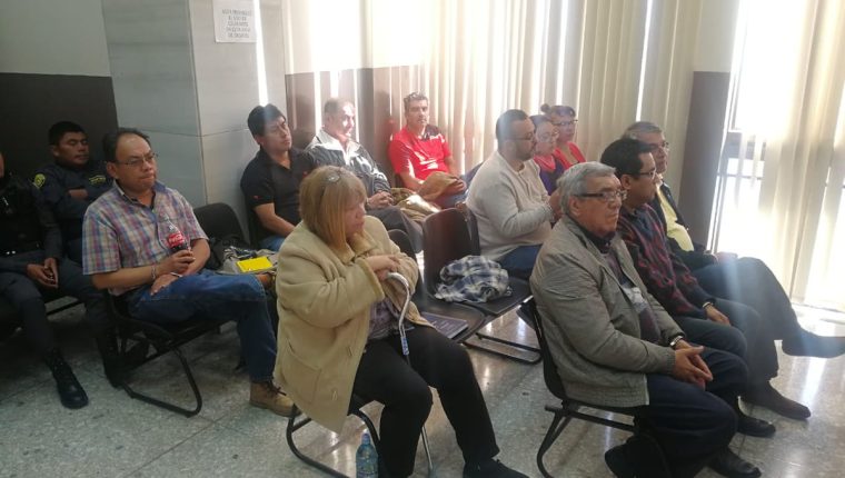 Implicados en el fraude de Q14 millones del pacto colectivo del Ministerio de Salud escuchan a juez en audiencia de primera declaración. (Foto Prensa Libre: Hemeroteca PL) 