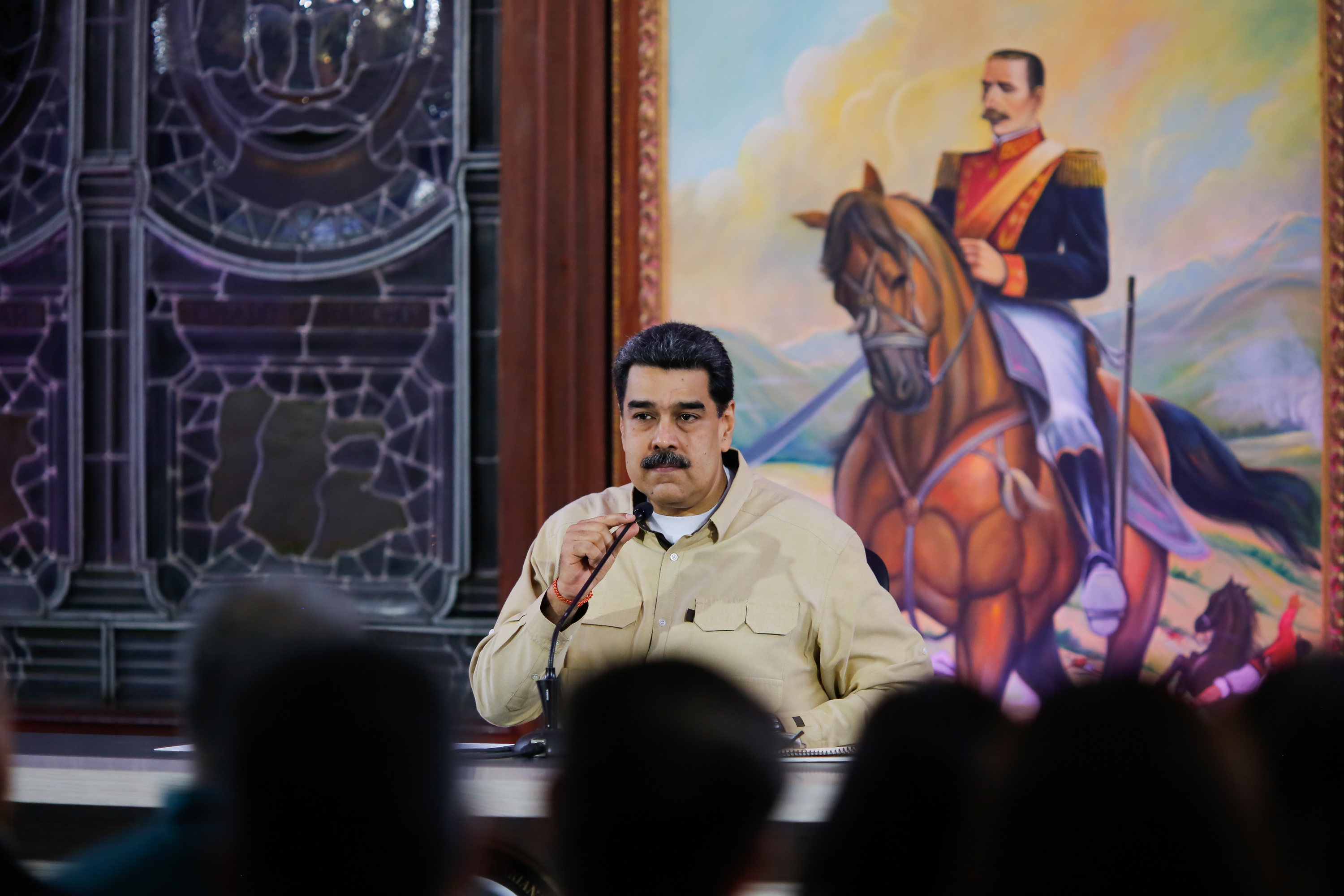 Nicolás Maduro, líder presidente de Venezuela, quien es desconocido por Estados Unidos y 50 países más. (Foto Prensa Libre: AFP/Presidencia Venezuela)