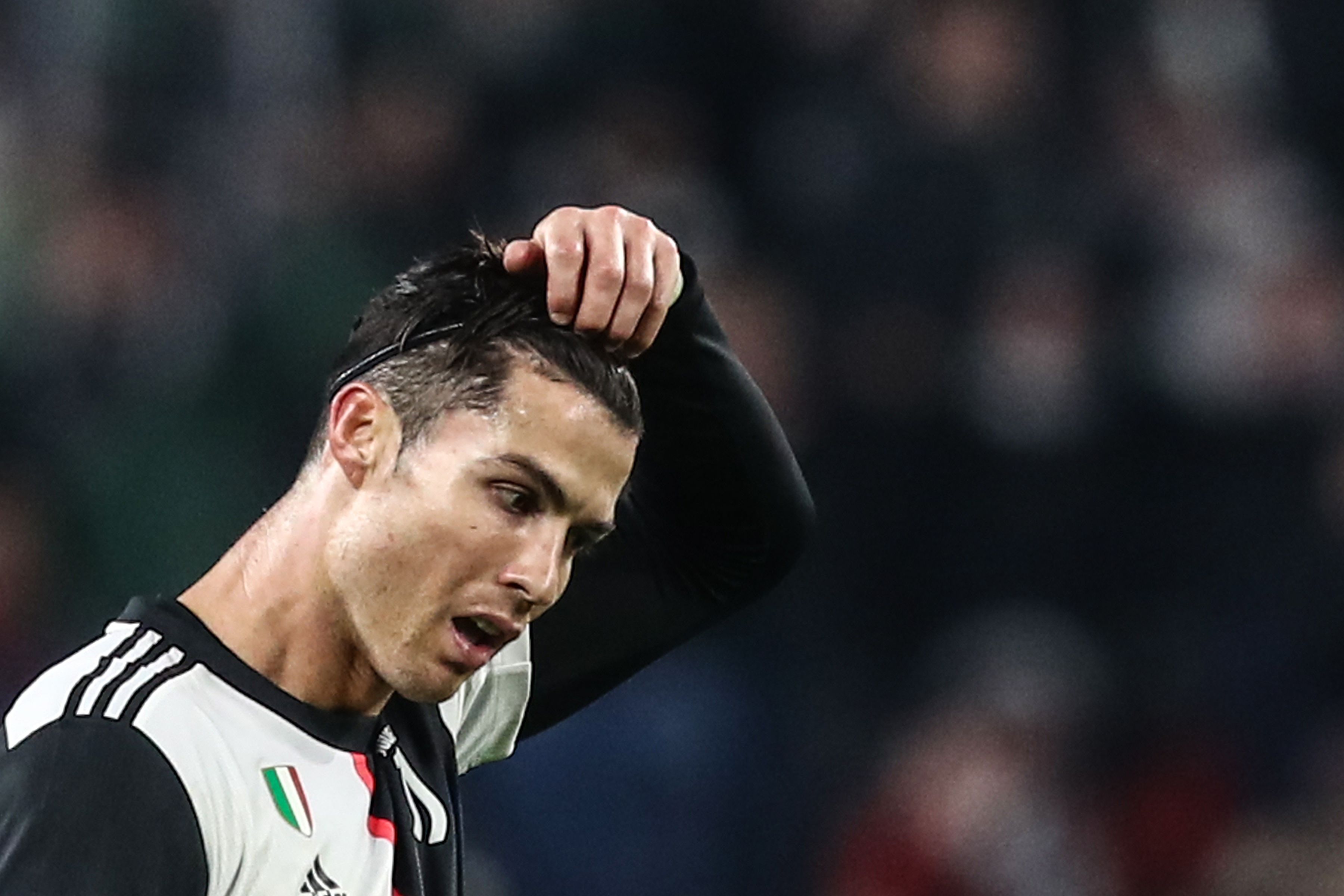 Cristiano Ronaldo, en el juego de la Juventus contra el Atlético de Madrid por la Liga de Campeones. (Foto Prensa Libre: Hemeroteca PL)