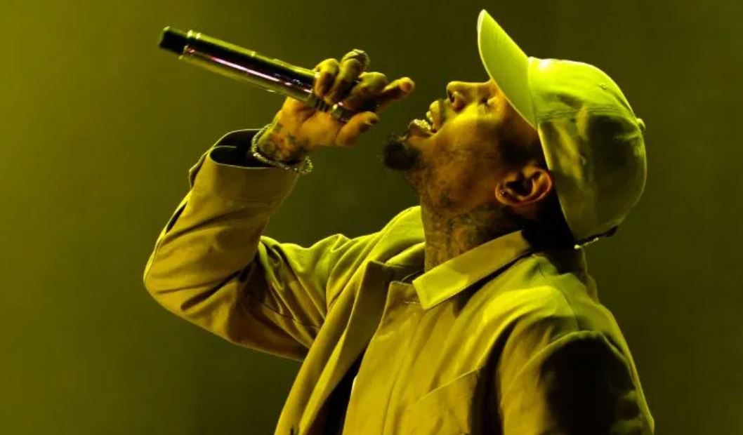 El rapero Chris Brown. (Foto Prensa Libre: AFP). 