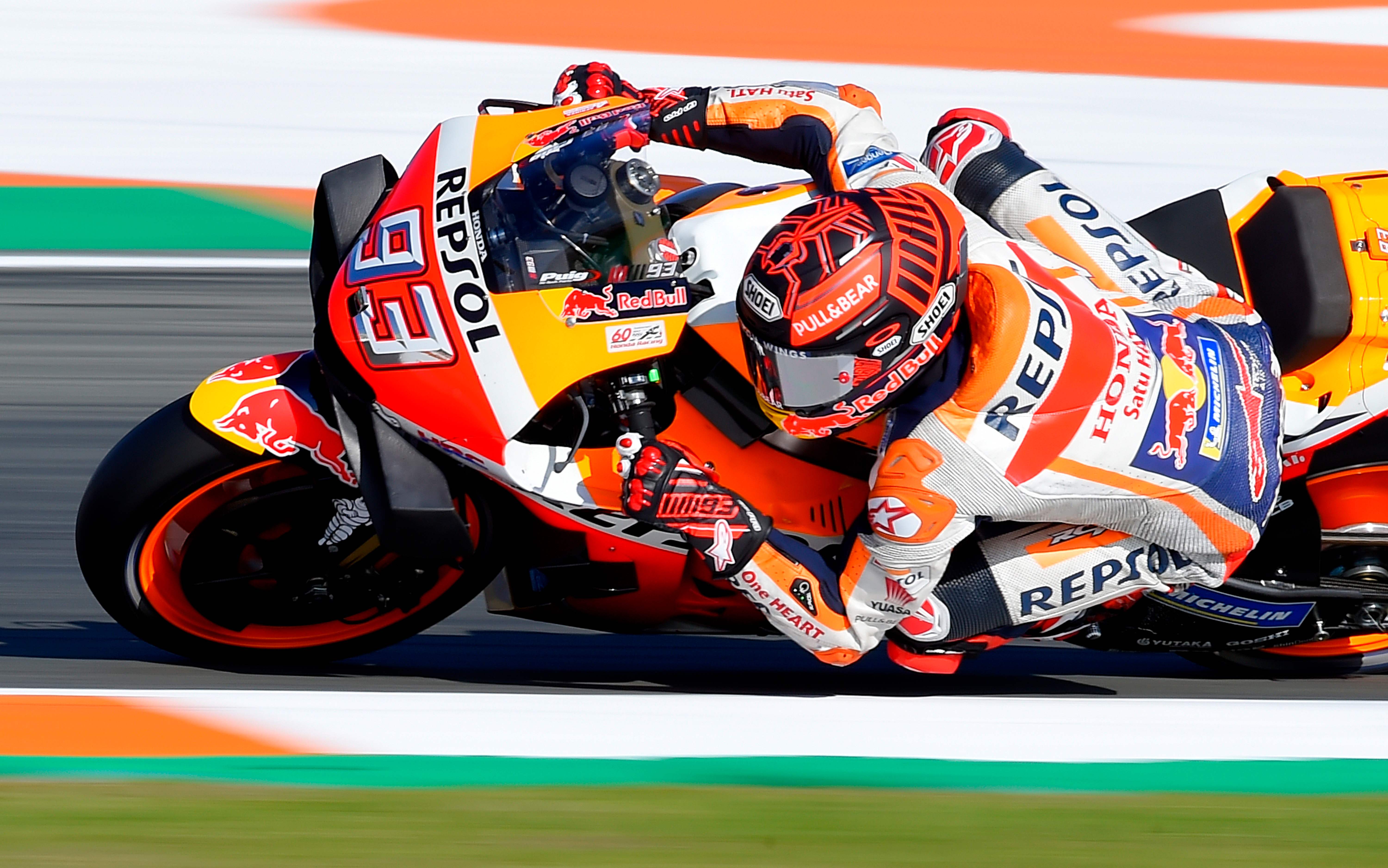 El piloto Marc Márquez de  Repsol Honda Team. (Foto Prensa Libre: AFP)