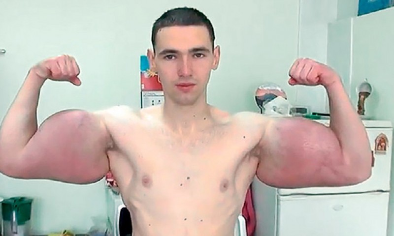 Kirill Tereshin, más conocido como el Popeye Ruso. (Foto Prensa Libre: Youtube).