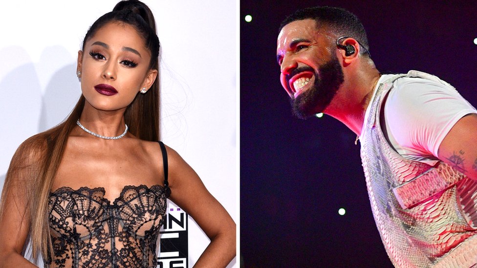 Ariana Grande y Drake fueron los artistas femeninos y masculinos más reproducidos de la década en Spotify.