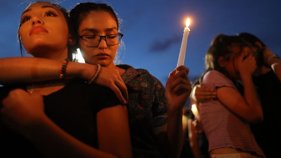 Los tiroteos suelen generar protestas, como ocurrió en El Paso en agostos de este año.