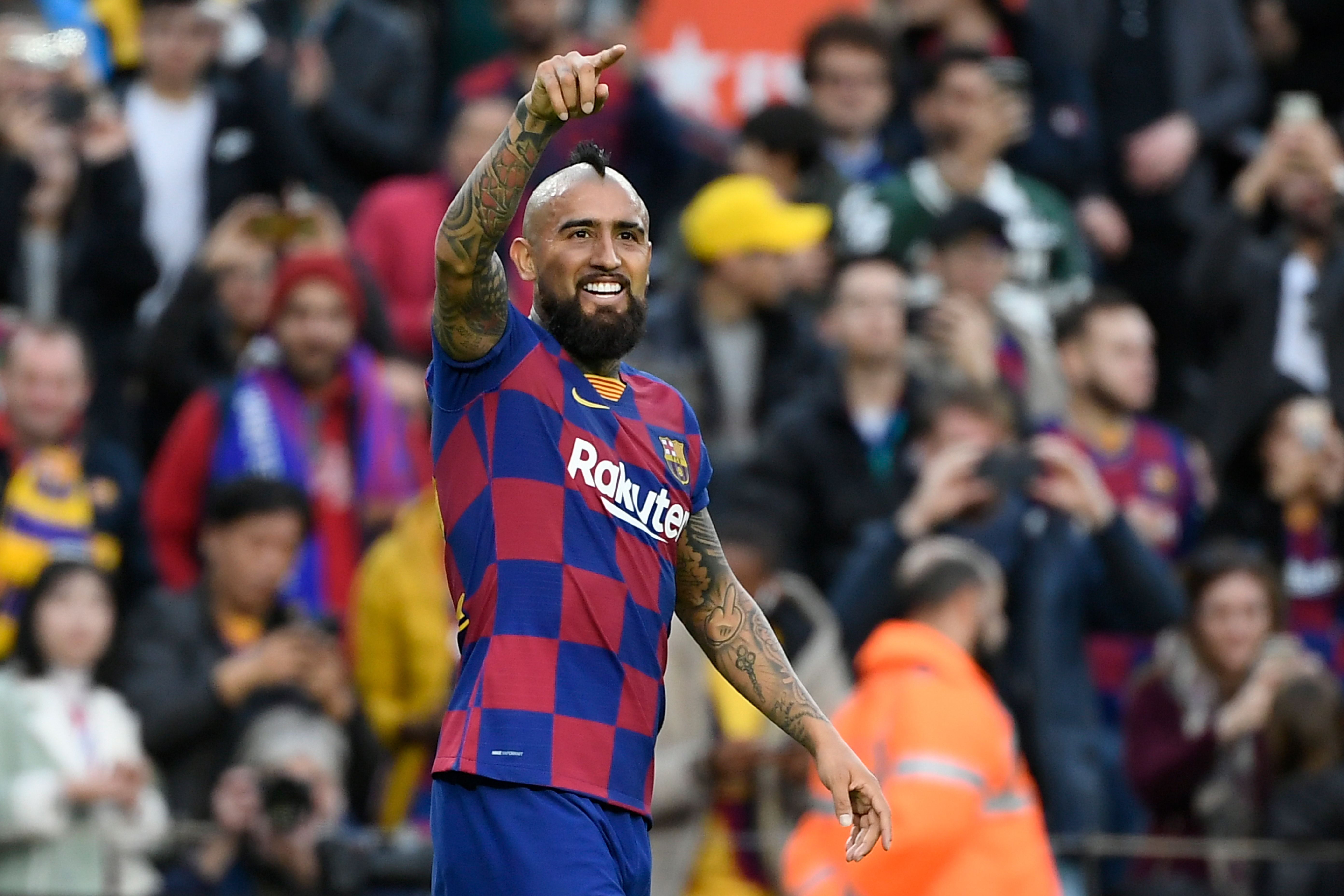 Arturo Vidal es un jugador determinante en el Barcelona. (Foto Prensa Libre: AFP)