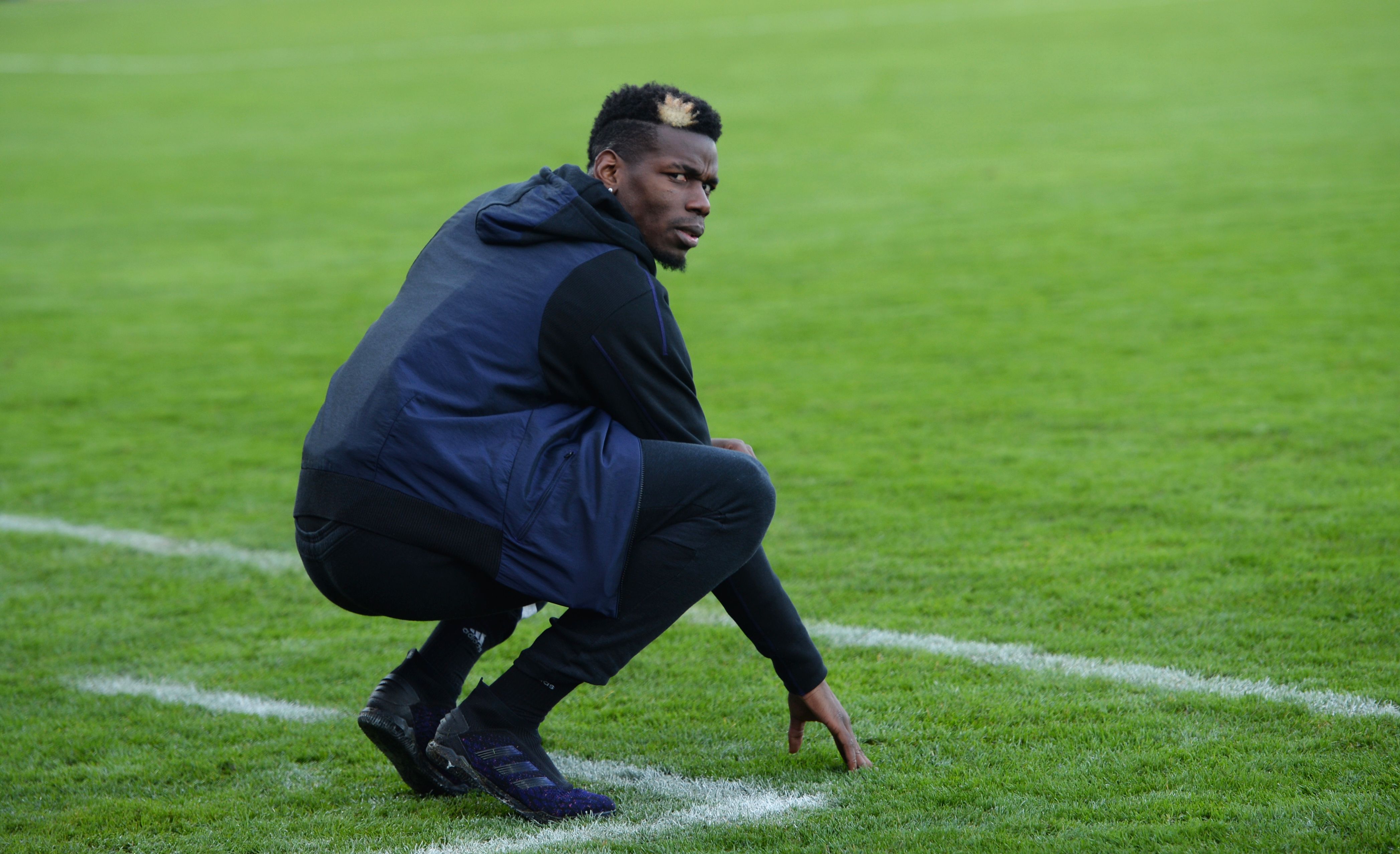  Paul Pogba, del Manchester United, será baja por lesión. (Foto Prensa Libre: AFP)