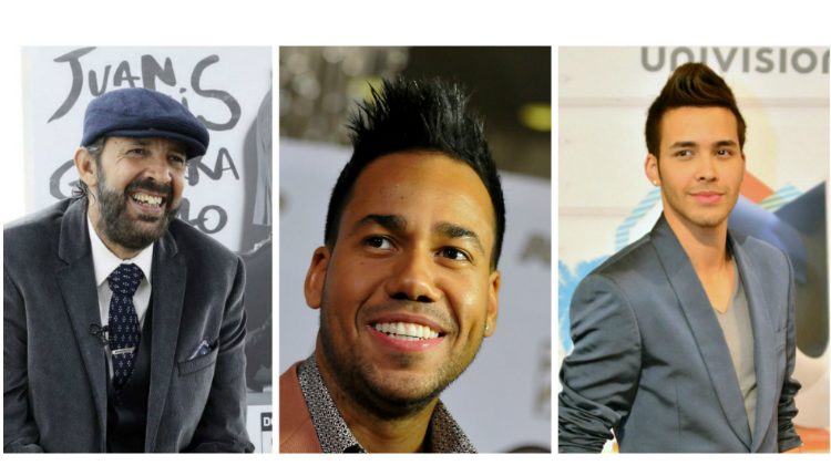 Juan Luis Guerra, Romeo Santos y Prince Royce le han dado popularidad a la bachata. (Foto Prensa Libre: Hemeroteca PL)