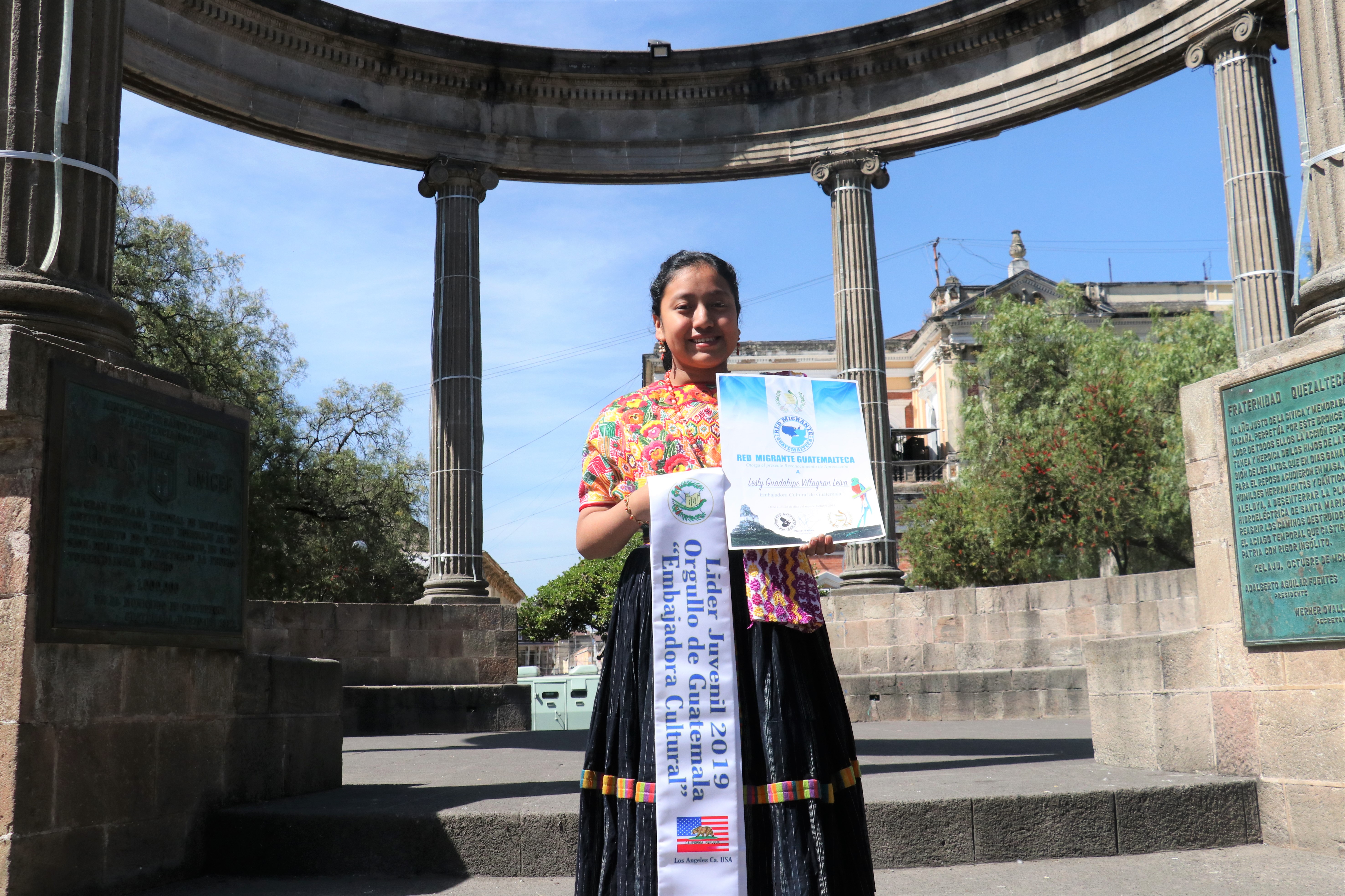 Lesly Villagrán ahora buscará trabajar por la mujer indígena en Xela (Foto Prensa Libre: Raúl Juárez)