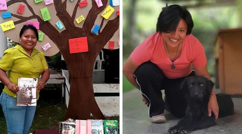 Minelca González y Regina Raxón eran docentes y participantes activas dentro de su comunidad. (Foto Prensa Libre)