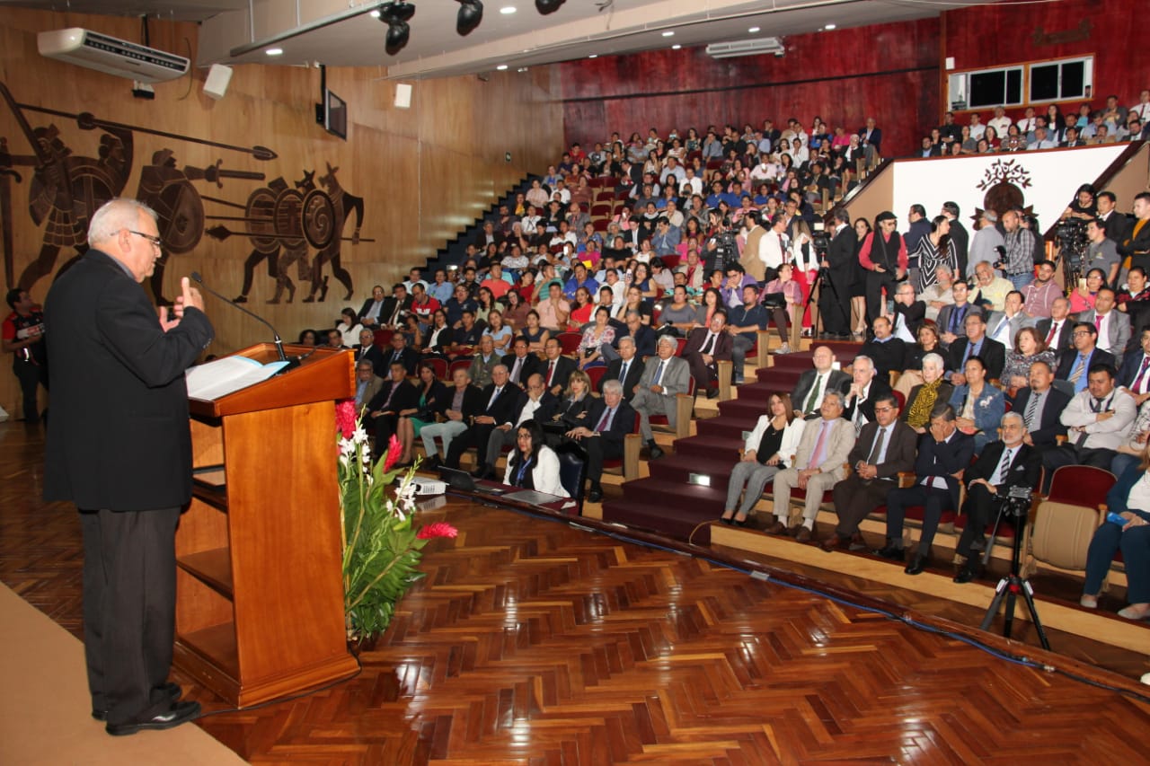 El cardenal Ramazzini se refirió a la corrupción en una conferencia ofrecida frente a los directivos del IGSS. (Foto Prensa Libre: IGSS)