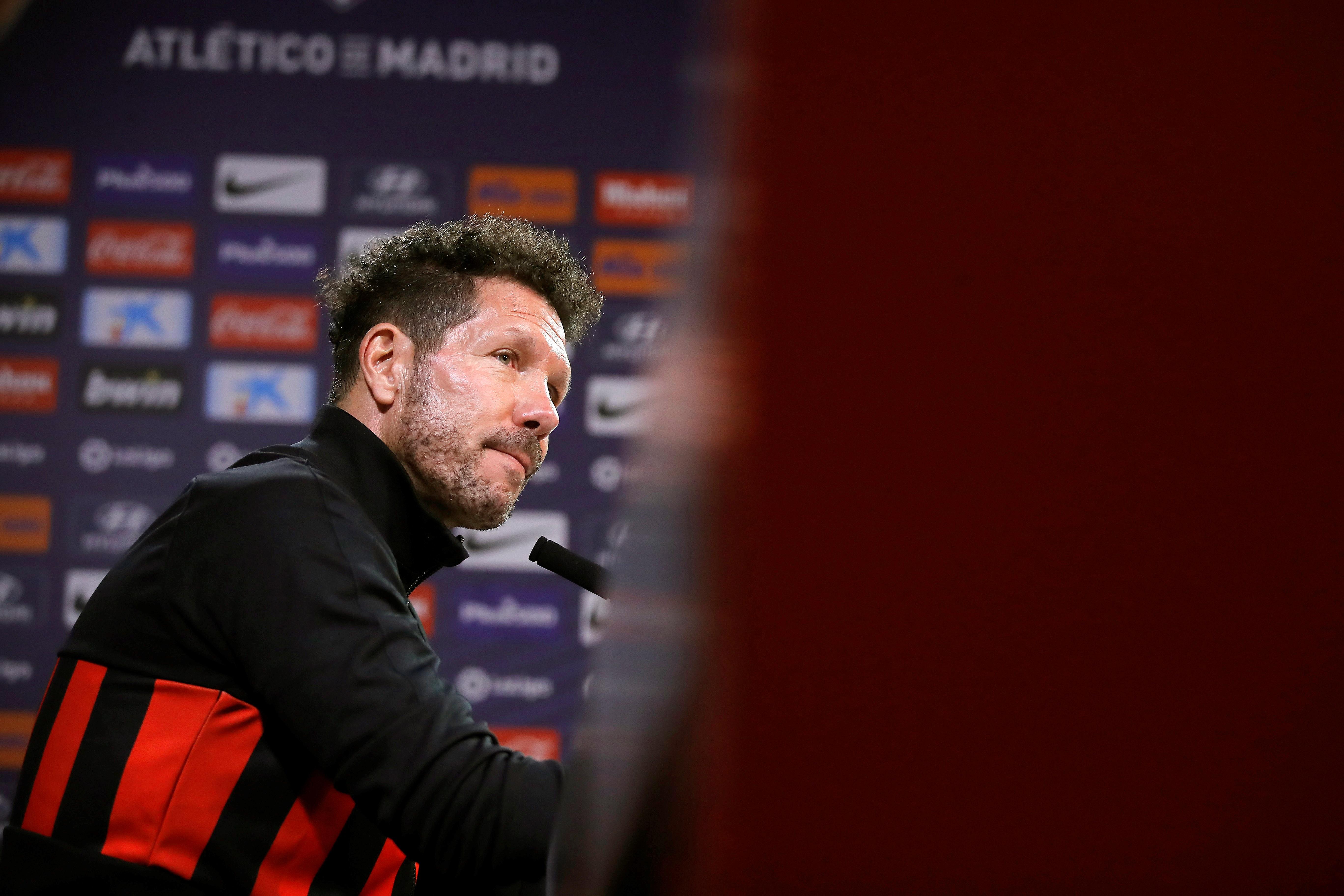 El entrenador argentino Diego Simeone espera que el Atlético de Madrid triunfe en la Copa del Rey. (Foto Prensa Libre: EFE)