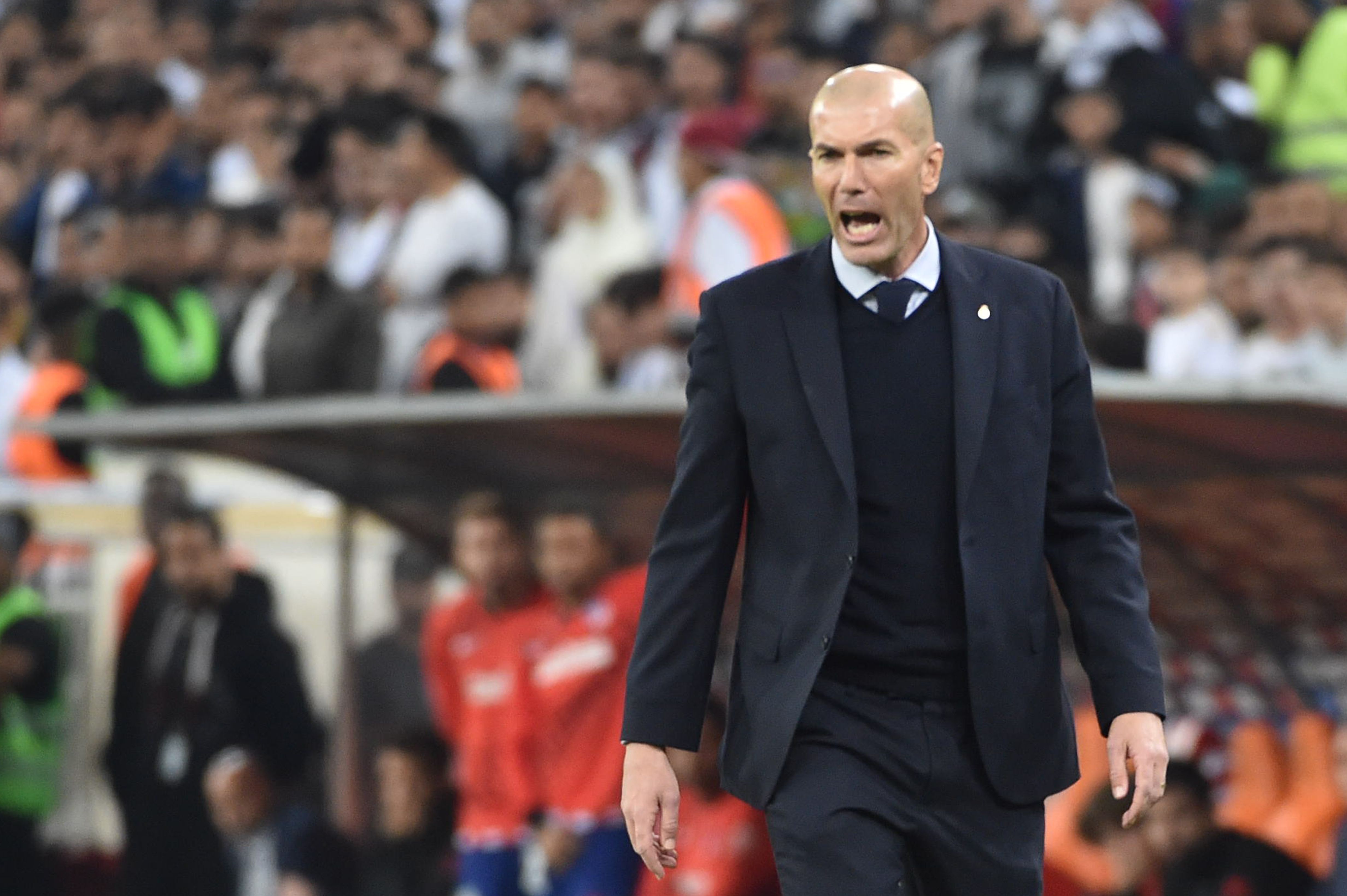 Zinedine Zidane ganó la Super Copa con el Real Madrid. (Foto Prensa Libre: AFP)