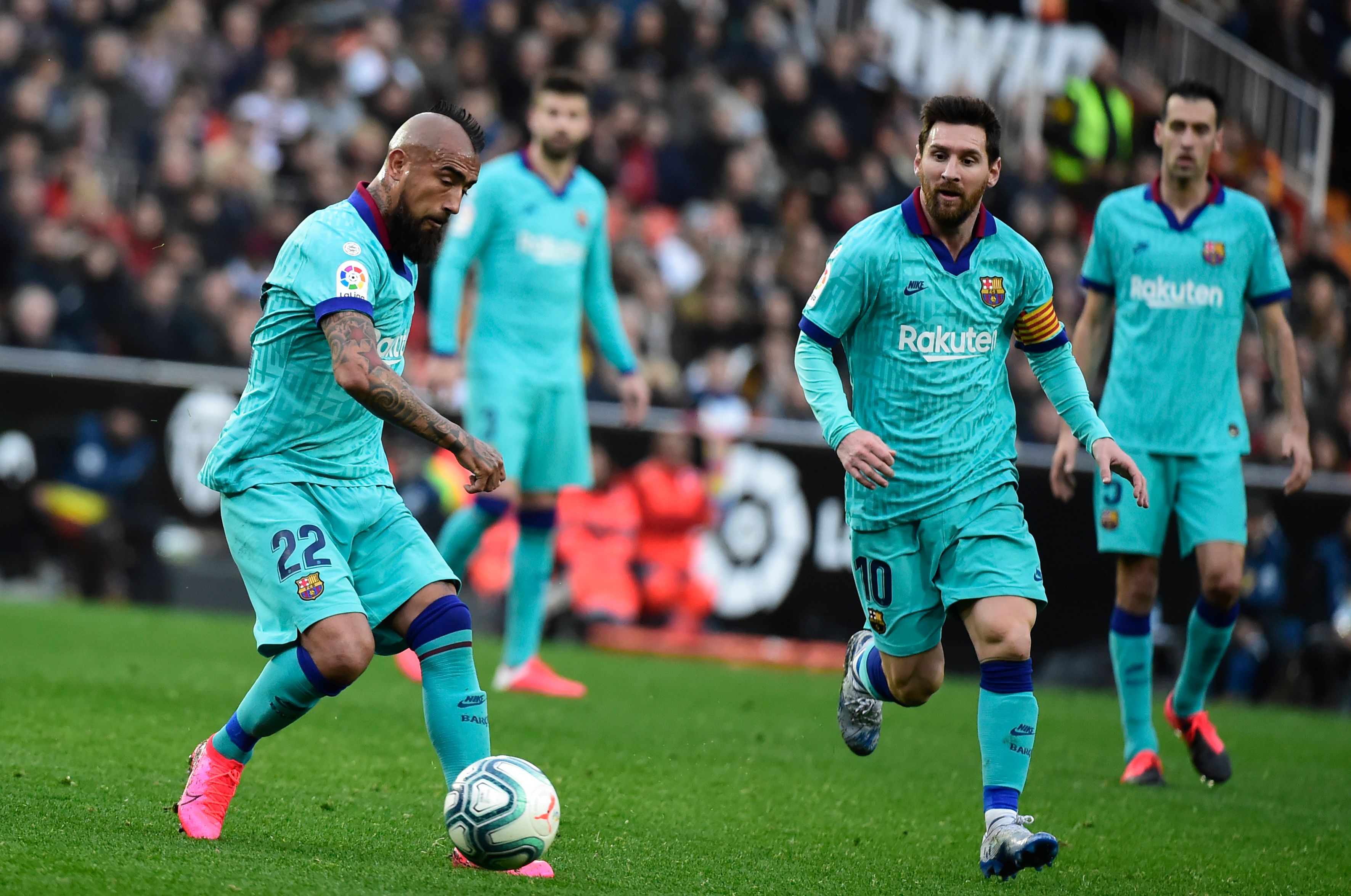 El Barcelona vuelve a la actividad de la Copa del Rey. (Foto Prensa Libre: AFP)