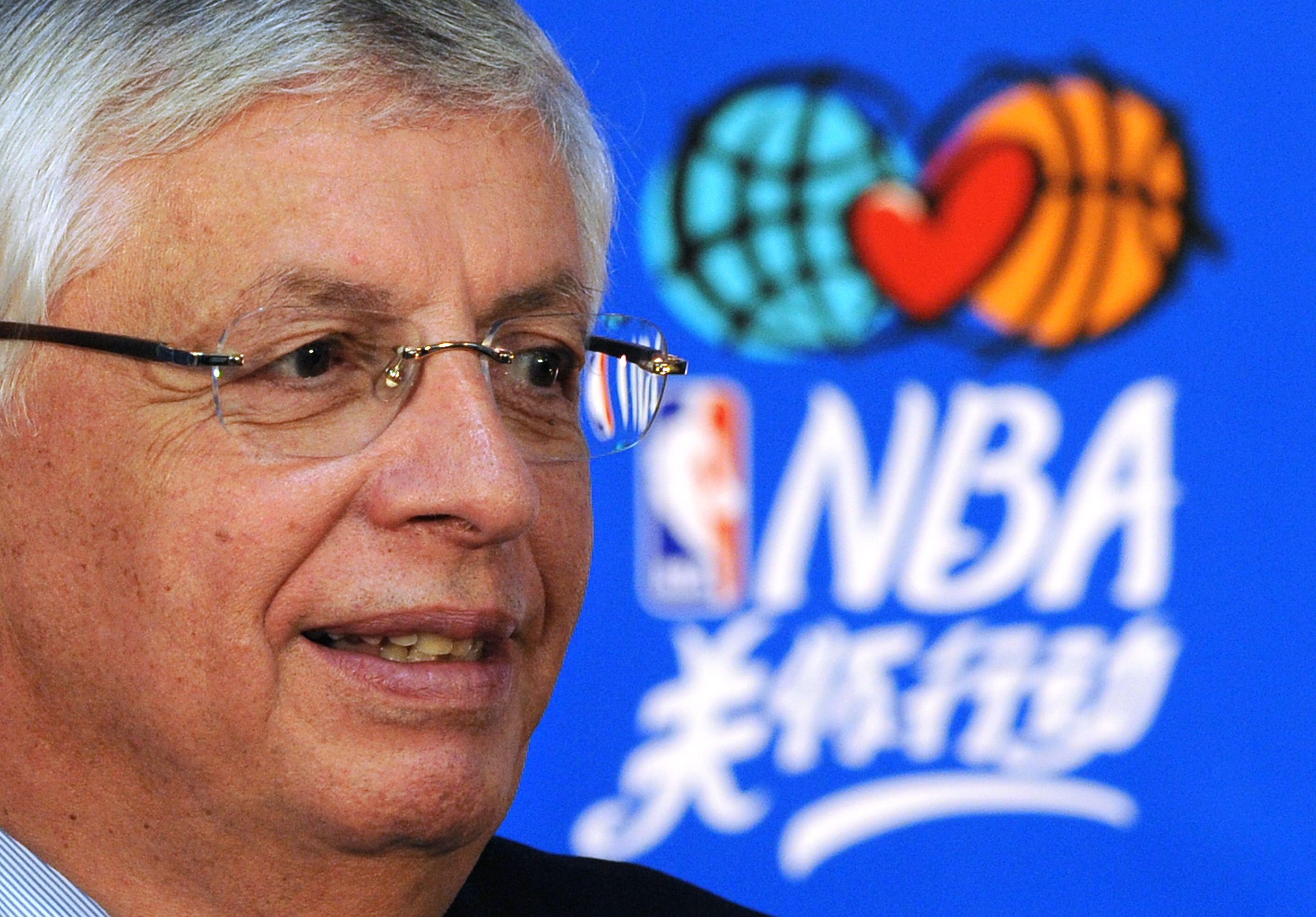 David Stern, en una fotografía del 11 de octubre. (Foto Prensa Libre: AFP)