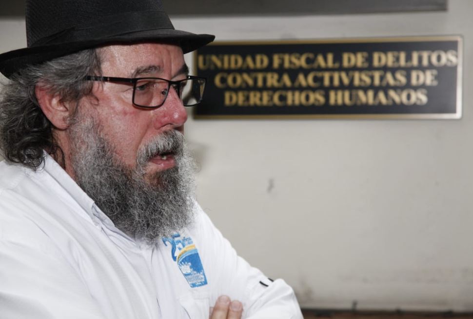 Mauro Verzeletti, director de la Casa del Migrante, denuncia amenzas. (Foto Prensa Libre: Noé Medina)