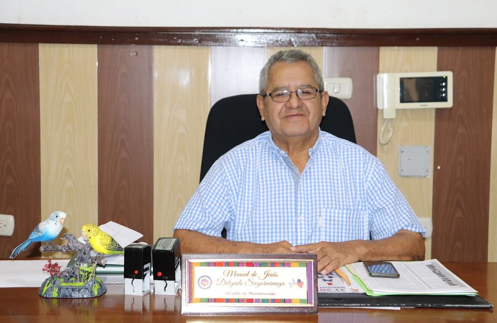 Manuel de Jesús Delgado Sugarminaga, alcalde de Mazatenango, Suchitepéquez, lleva 12 años en el poder. (Foto Prensa Libre:  Marvin Túnchez) 