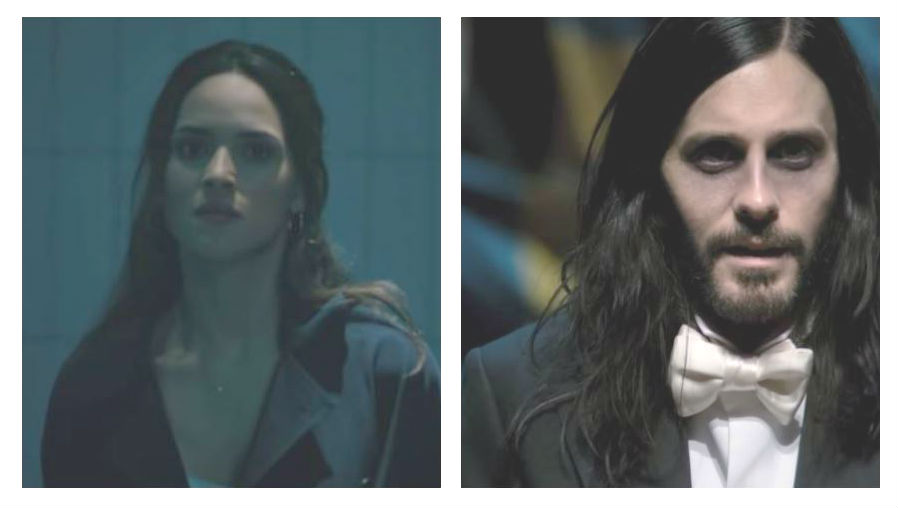 Adria Arjona y Jared Leto protagonizan el filme “Morbius”. (Foto Prensa Libre: Sony Pictures Entertainment)