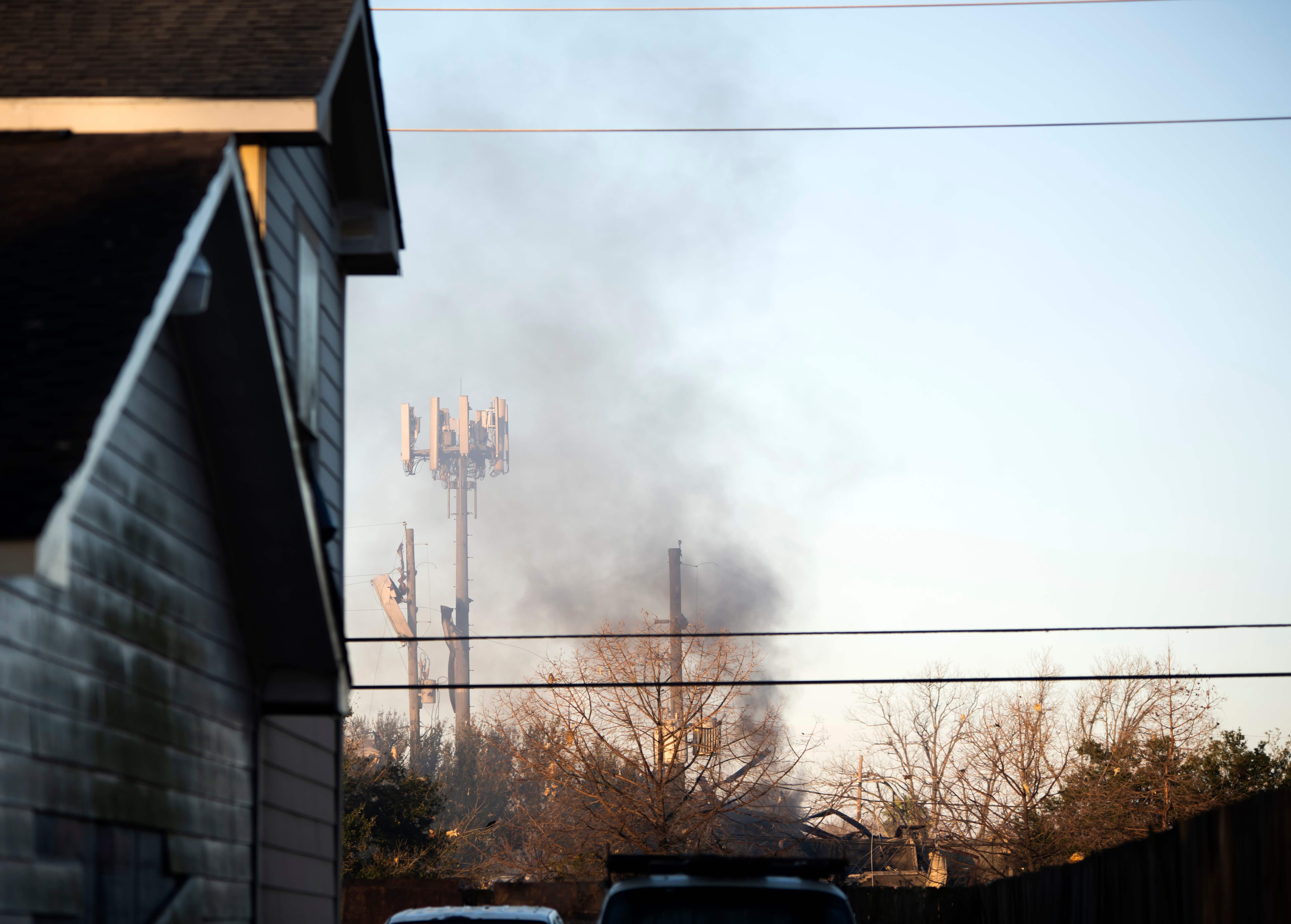 Una gran explosión sacudió a Houston y conmocionó a sus residentes. (Foto Prensa Libre: AFP)