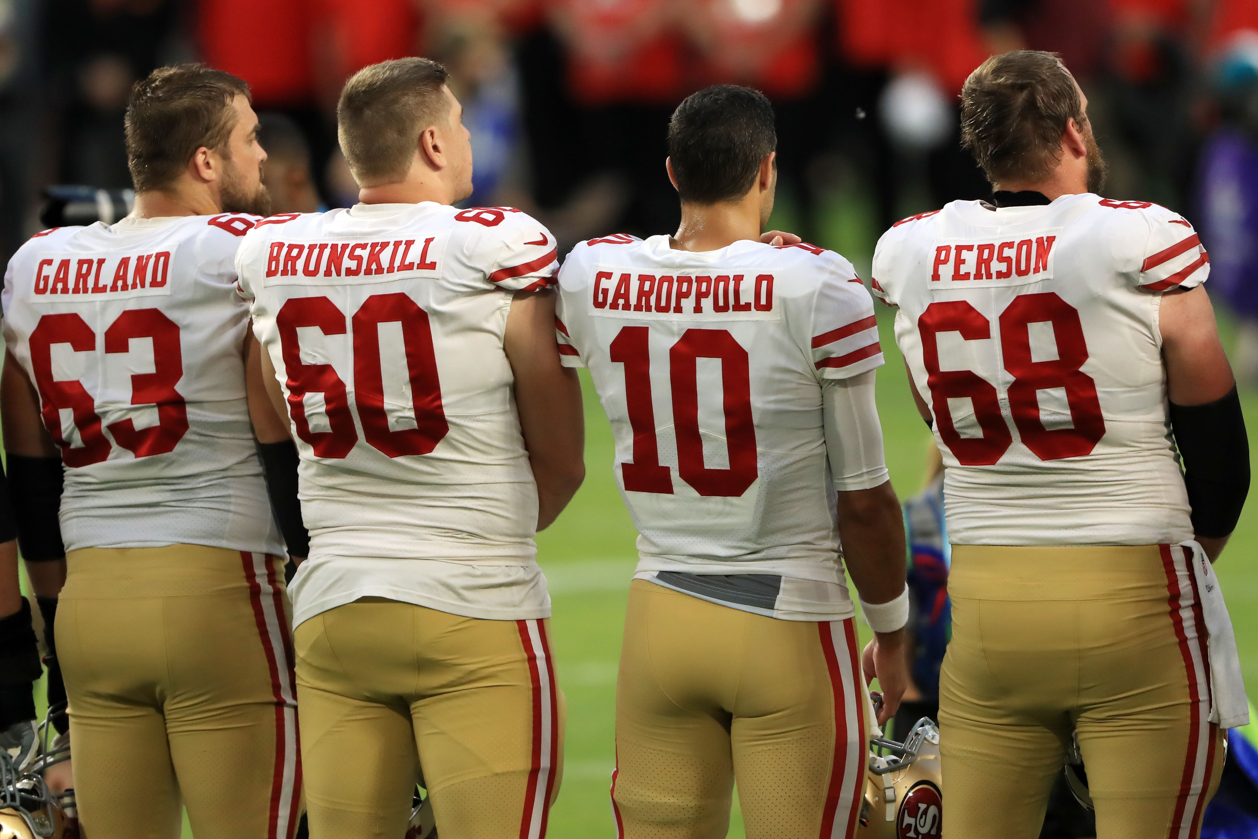 Garoppolo podría ser una  pesadilla para los Chiefs. (Foto Prensa Libre: AFP)