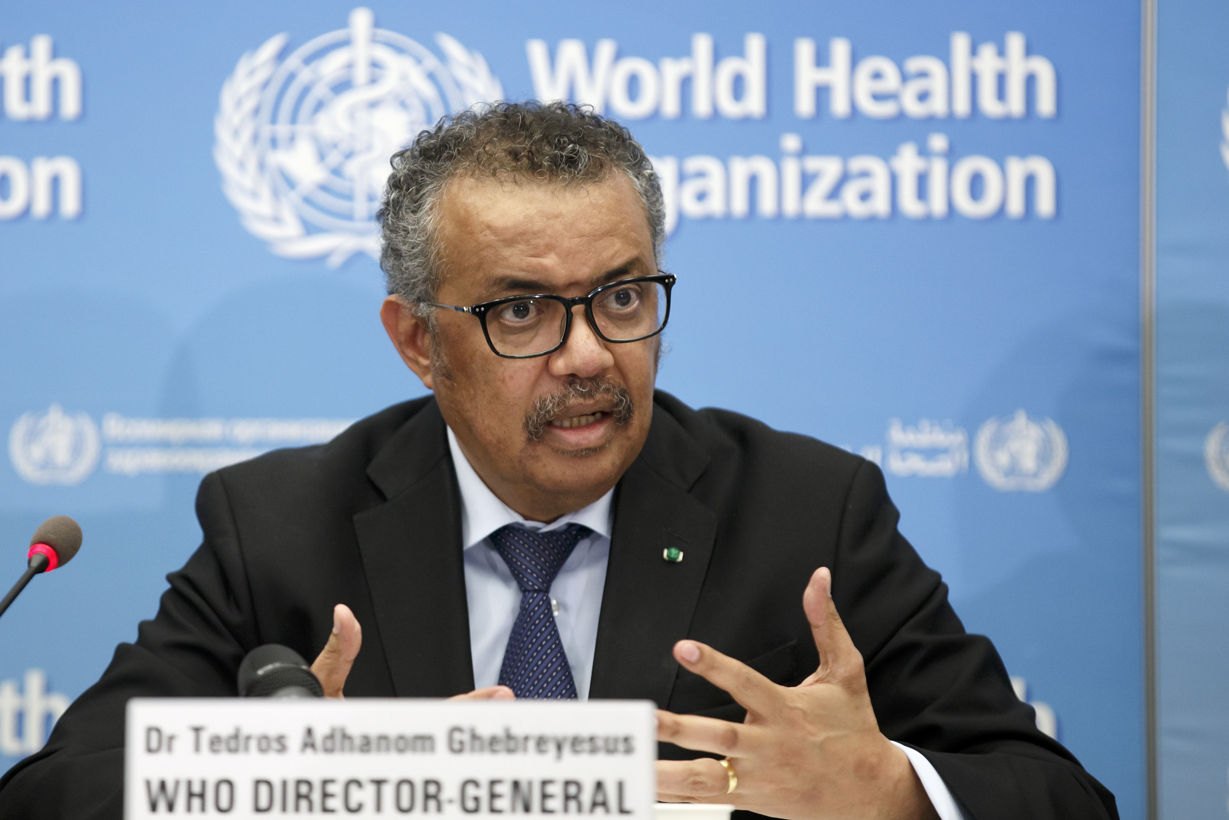 Tedros Adhanom Ghebreyesus, director general de la OMS. (Foto Prensa Libre: EFE)