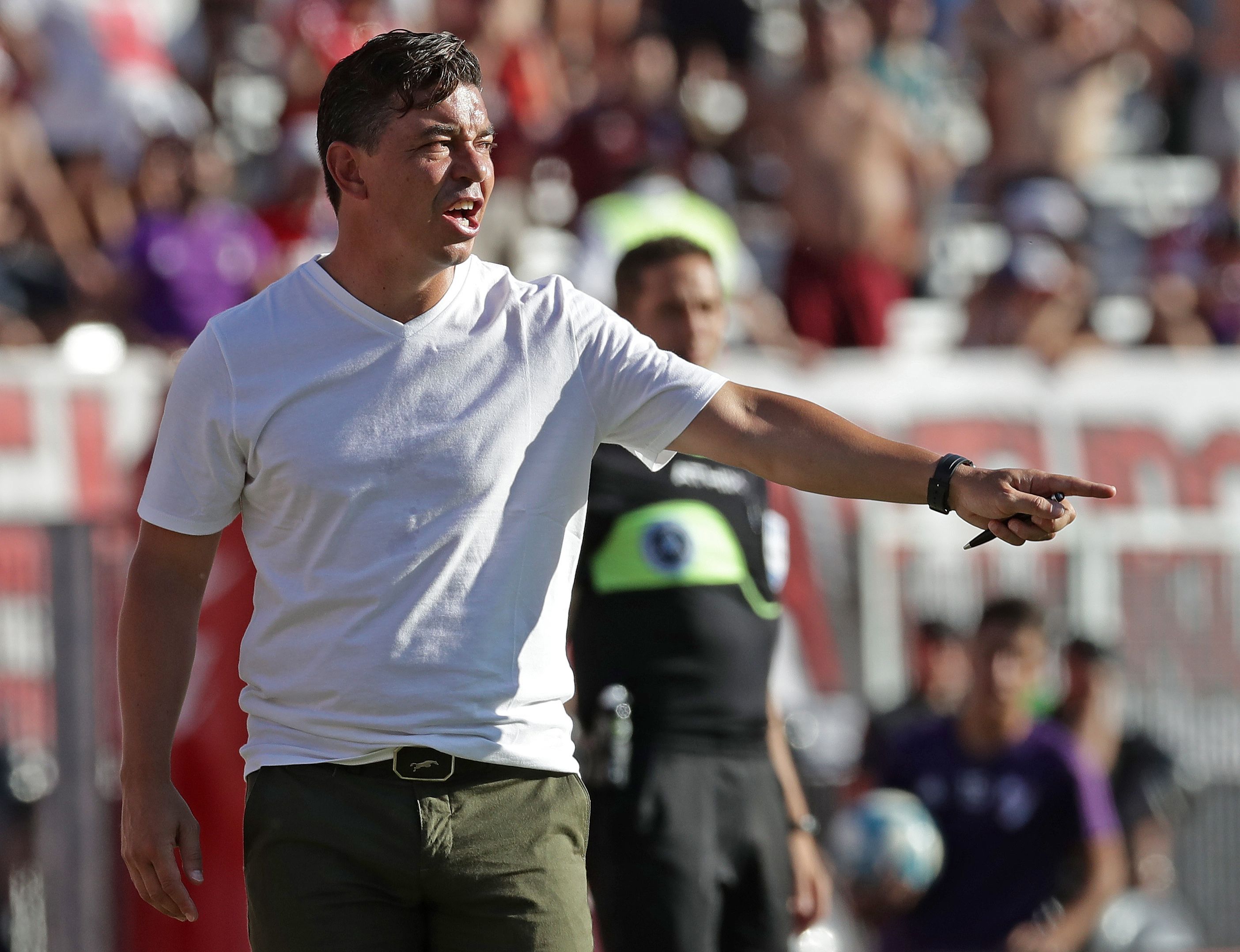 El entrenador Marcelo Gallardo espera volver pronto a dirigir. (Foto Prensa Libre: AFP)