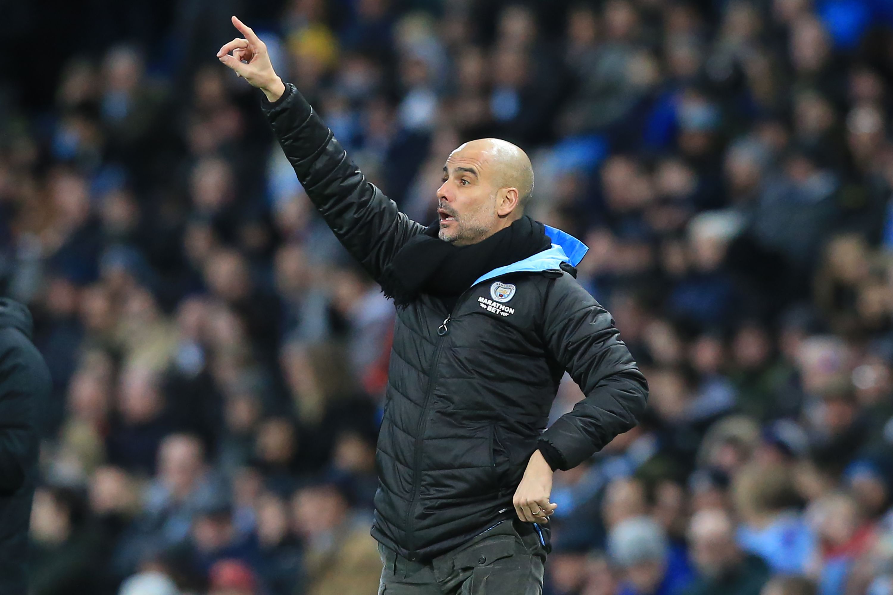 Pep Guardiola, entrenador del Manchester City. (Foto Prensa Libre: AFP)