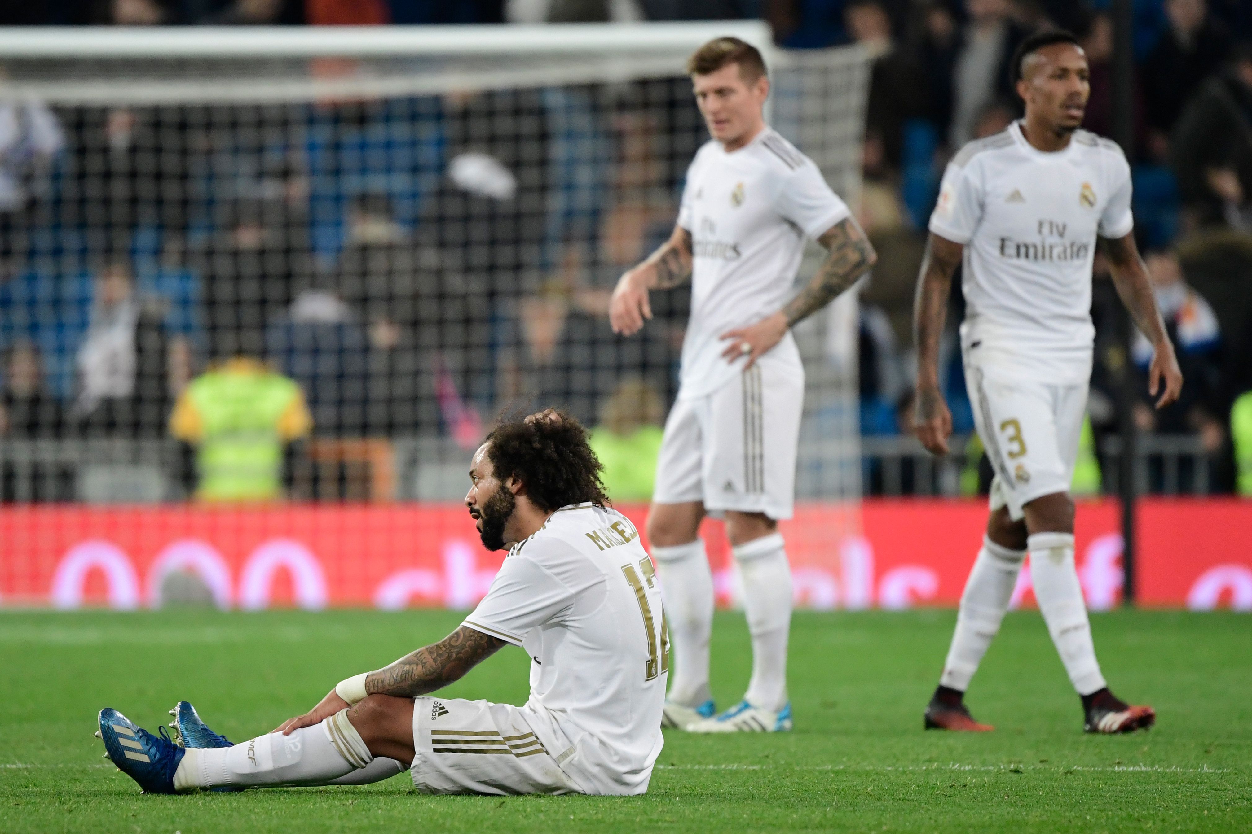 El brasileño Marcelo fue uno de los jugadores más señalados. (Foto Prensa Libre: AFP)