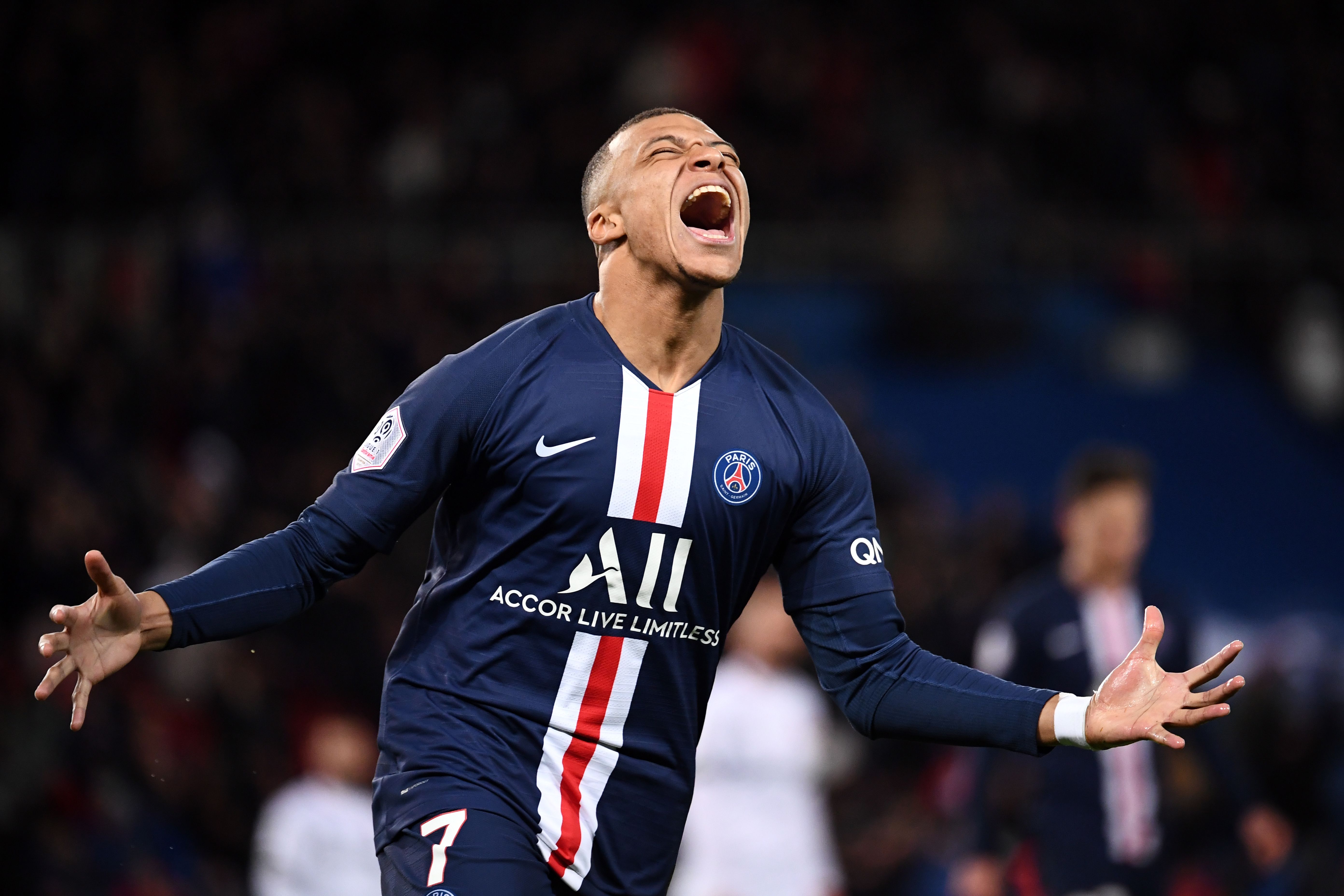 Kylian Mbappé festejó un doblete frente al Dijon. (Foto Prensa Libre: AFP)