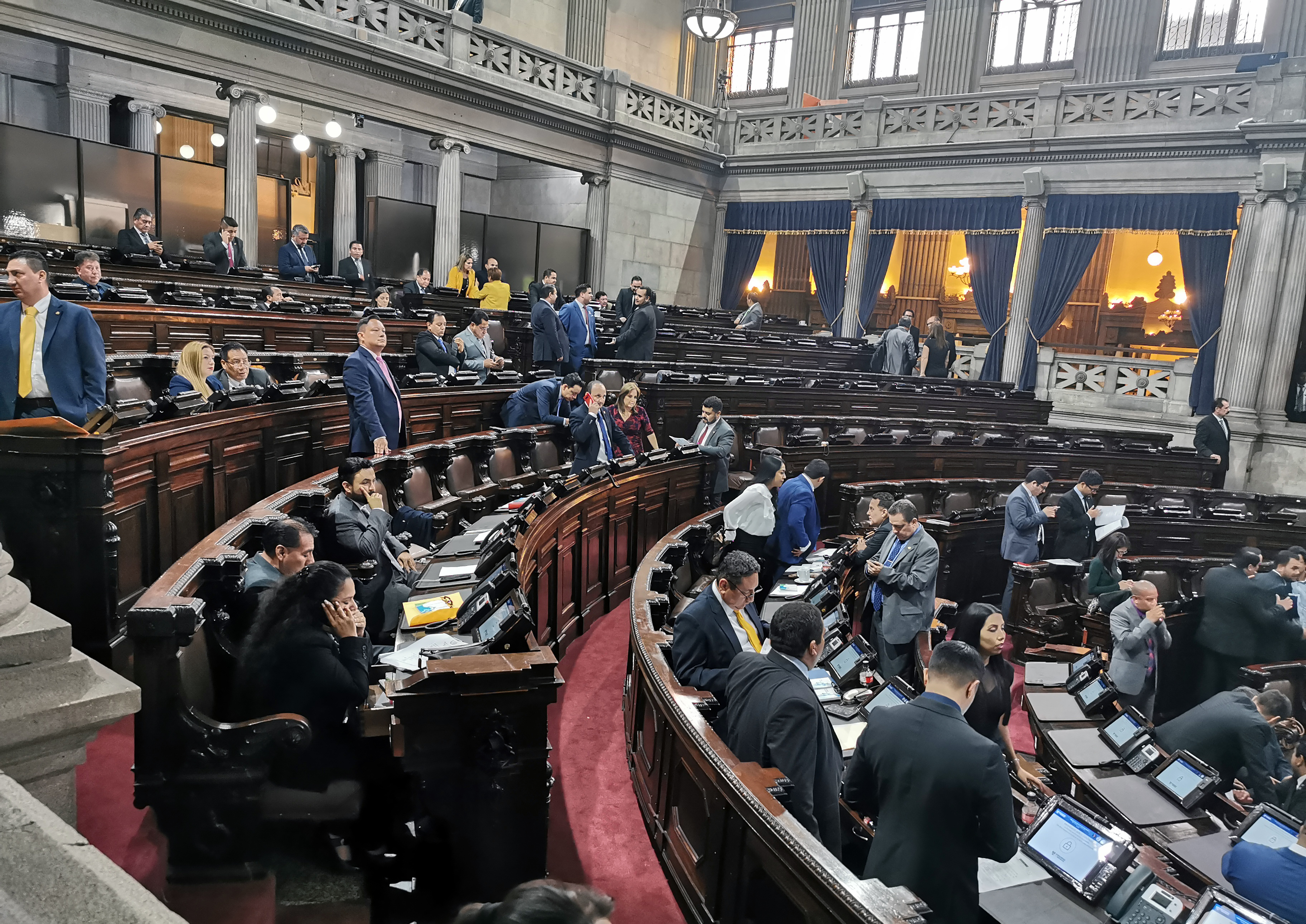 La agenda en el Congreso avanza lento en medio de la controversia por la elección de magistrados de Corte Suprema de Justicia y salas de Apelaciones. (Foto Prensa Libre: Hemeroteca PL )