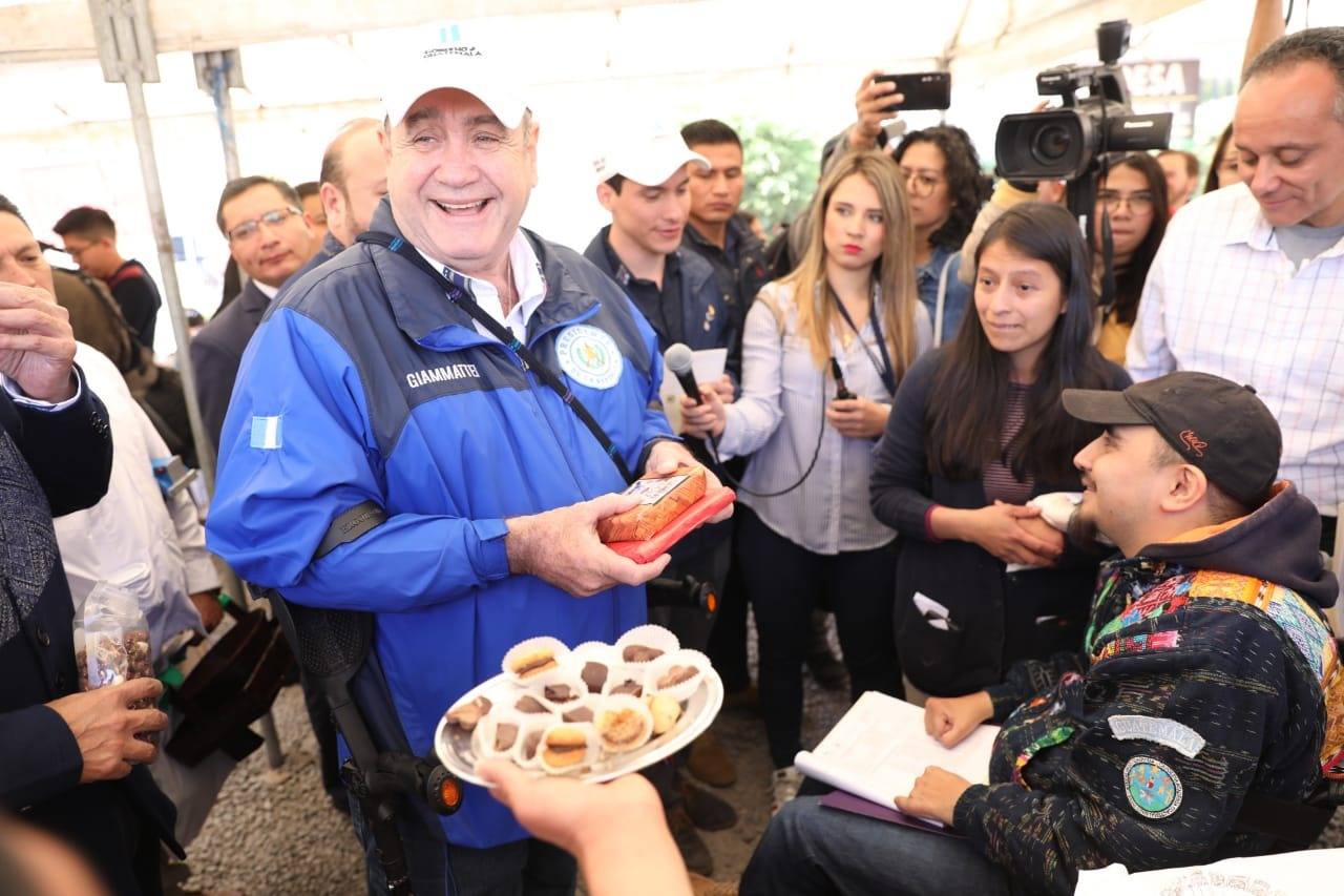 El presidente Alejandro Giammattei estará en Quetzaltenango hasta el próximo viernes 21 de febrero. (Foto Prensa Libre: Gobierno de Guatemala)  