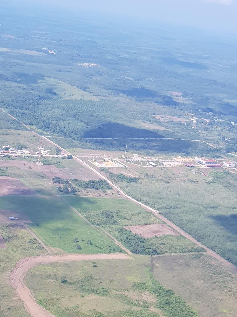 Este es el sector donde se construirá el Puerto Terrestre Fronterizo Ingenieros en Quiché y la aduana Nuevo Orizaba en Chiapas, México. (Foto Prensa Libre: cortesía)