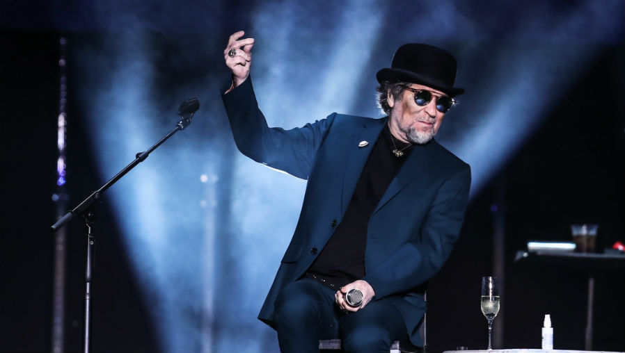 Joaquín Sabina durante un concierto en Guatemala, en marzo de 2018. (Foto Prensa Libre: Keneth Cruz)